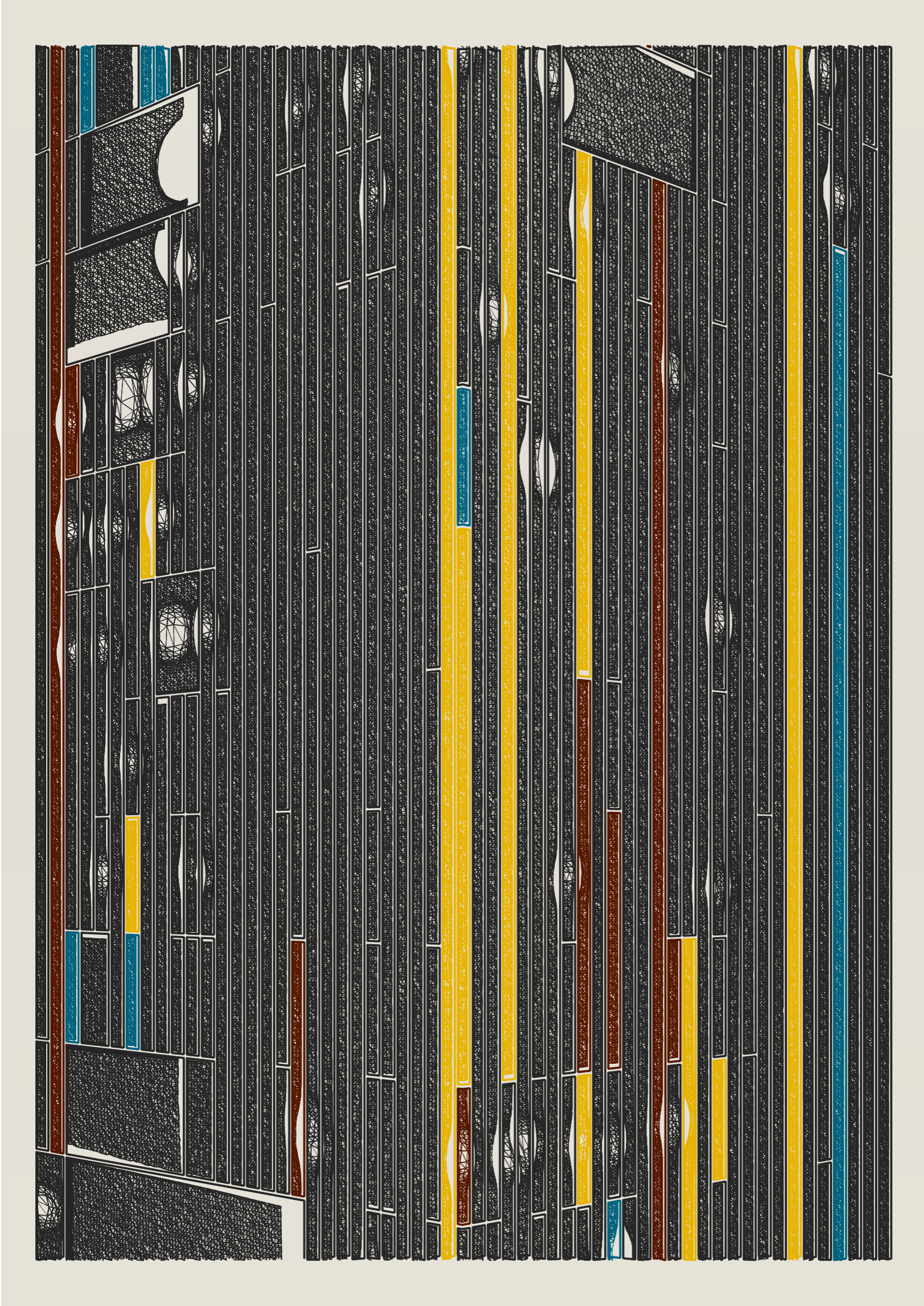 Art Blocks - Art Blocks v2 - Edifice #424 - NFT # 204000424