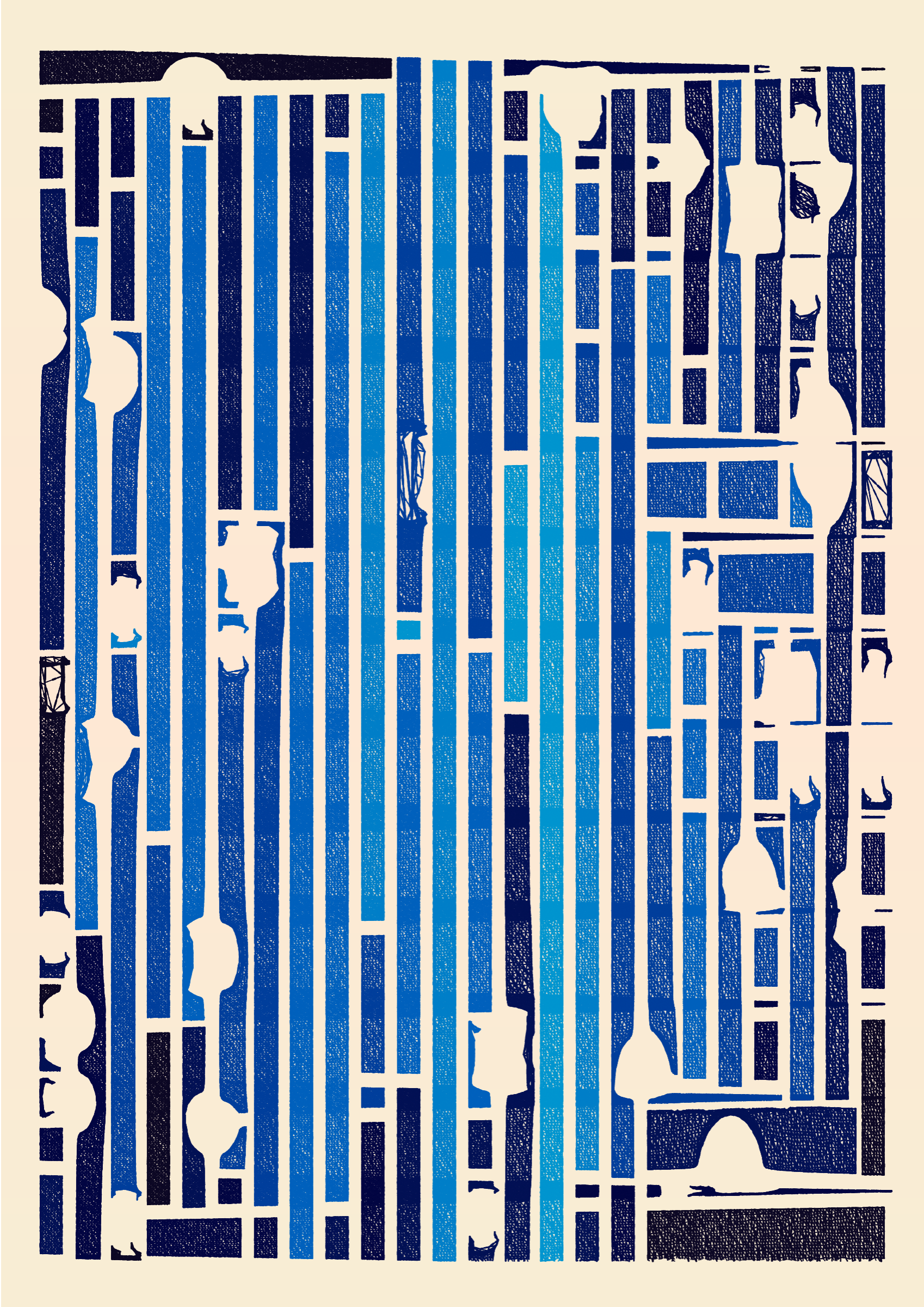 Art Blocks - Art Blocks v2 - Edifice #425 - NFT # 204000425