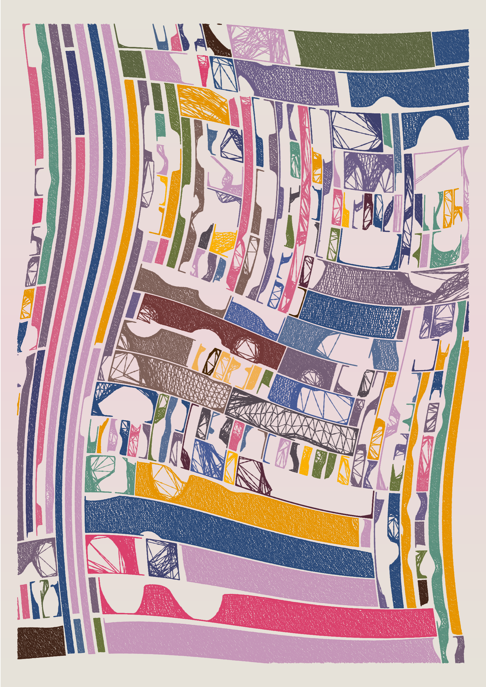 Art Blocks - Art Blocks v2 - Edifice #427 - NFT # 204000427