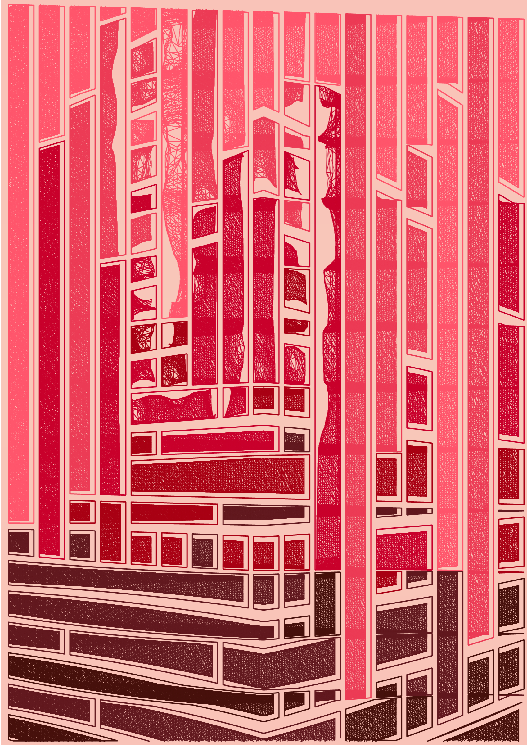 Art Blocks - Art Blocks v2 - Edifice #431 - NFT # 204000431