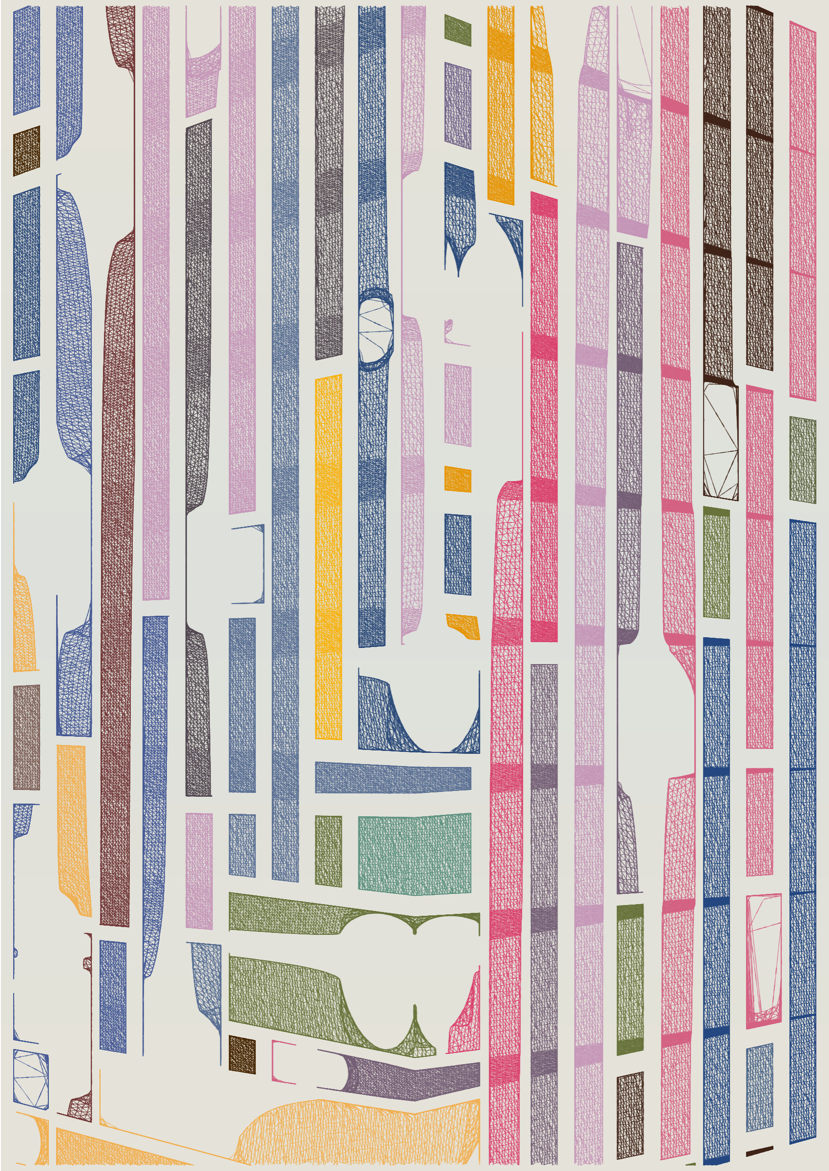 Art Blocks - Art Blocks v2 - Edifice #433 - NFT # 204000433