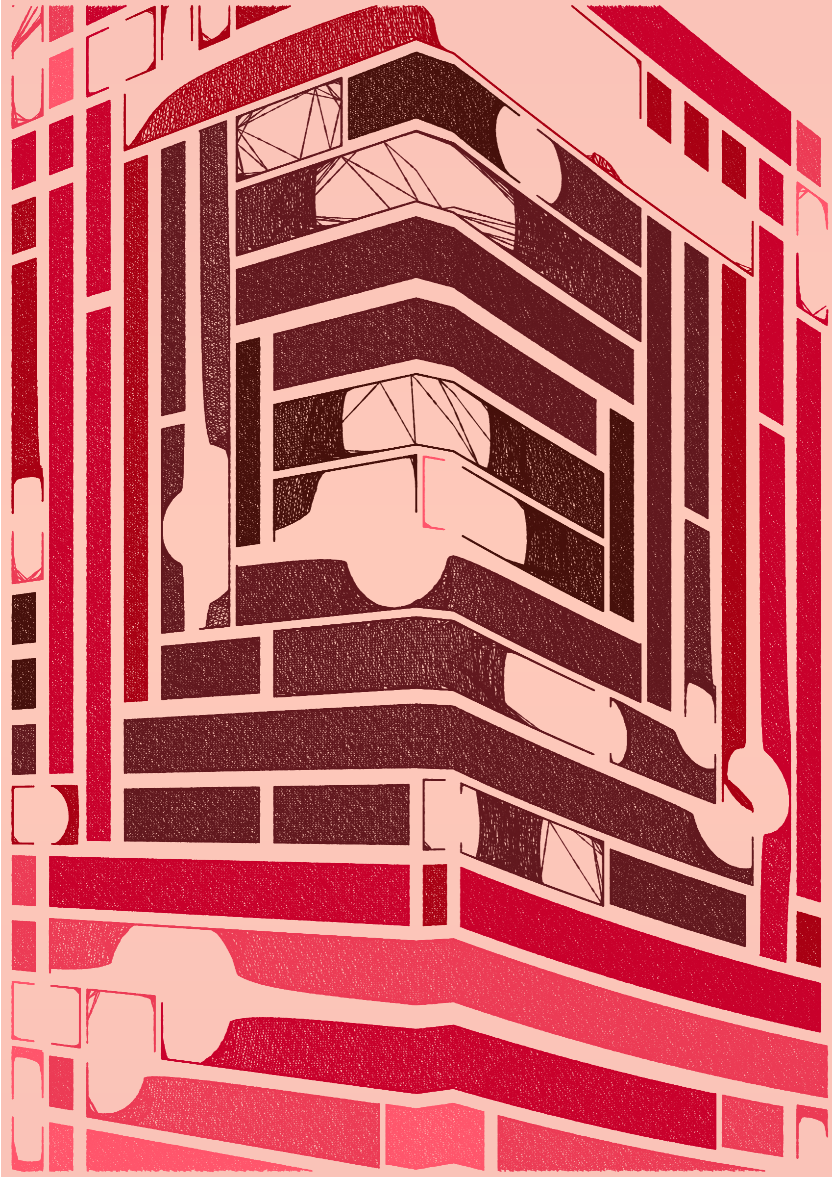 Art Blocks - Art Blocks v2 - Edifice #435 - NFT # 204000435