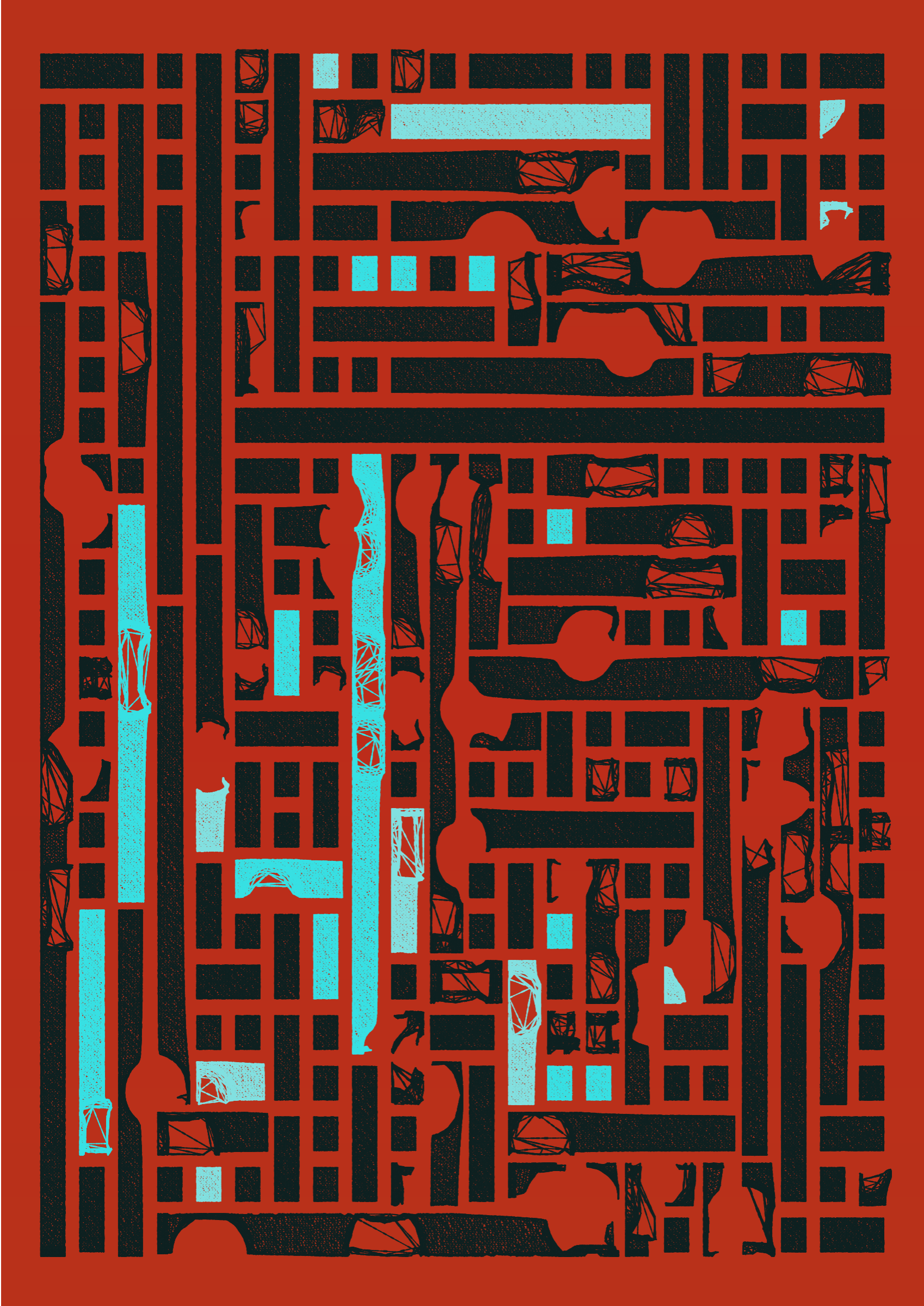 Art Blocks - Art Blocks v2 - Edifice #442 - NFT # 204000442