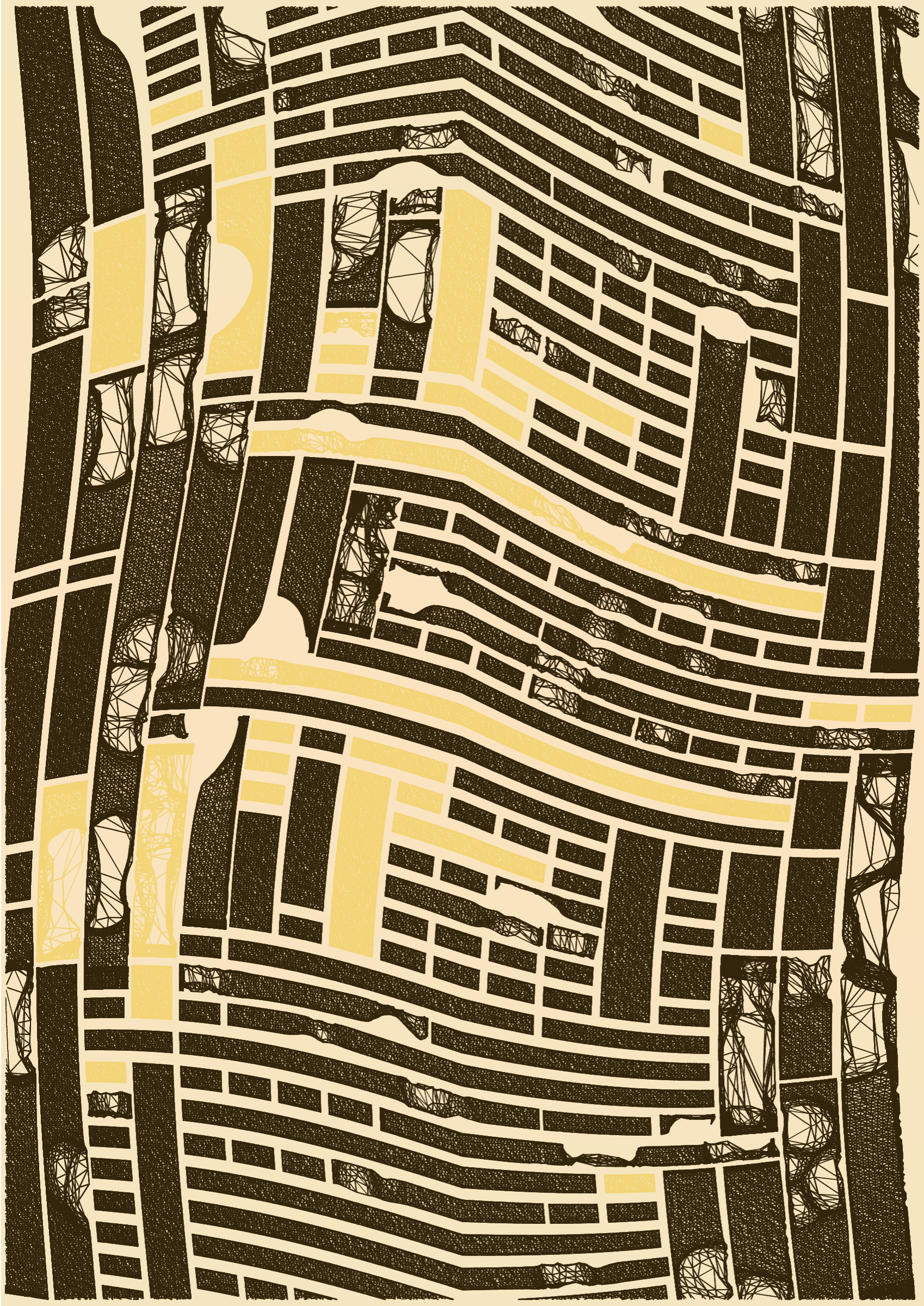 Art Blocks - Art Blocks v2 - Edifice #445 - NFT # 204000445