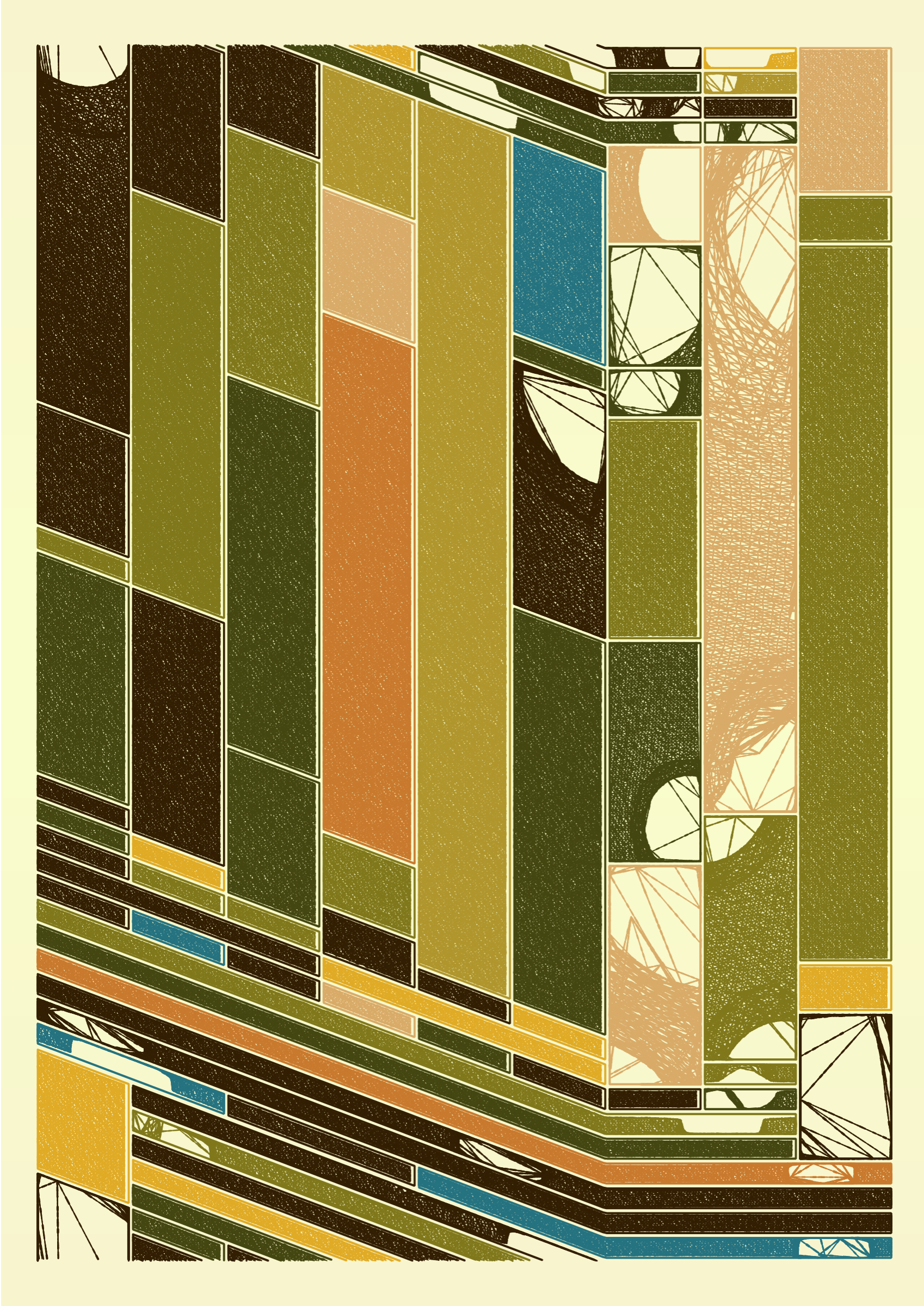 Art Blocks - Art Blocks v2 - Edifice #446 - NFT # 204000446