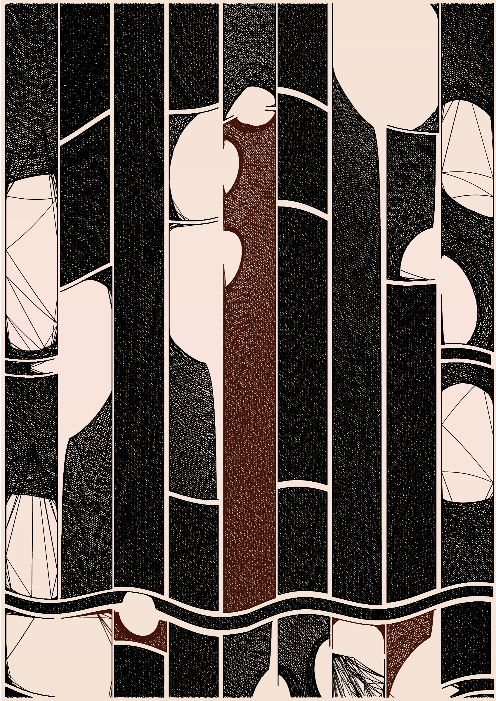 Art Blocks - Art Blocks v2 - Edifice #448 - NFT # 204000448