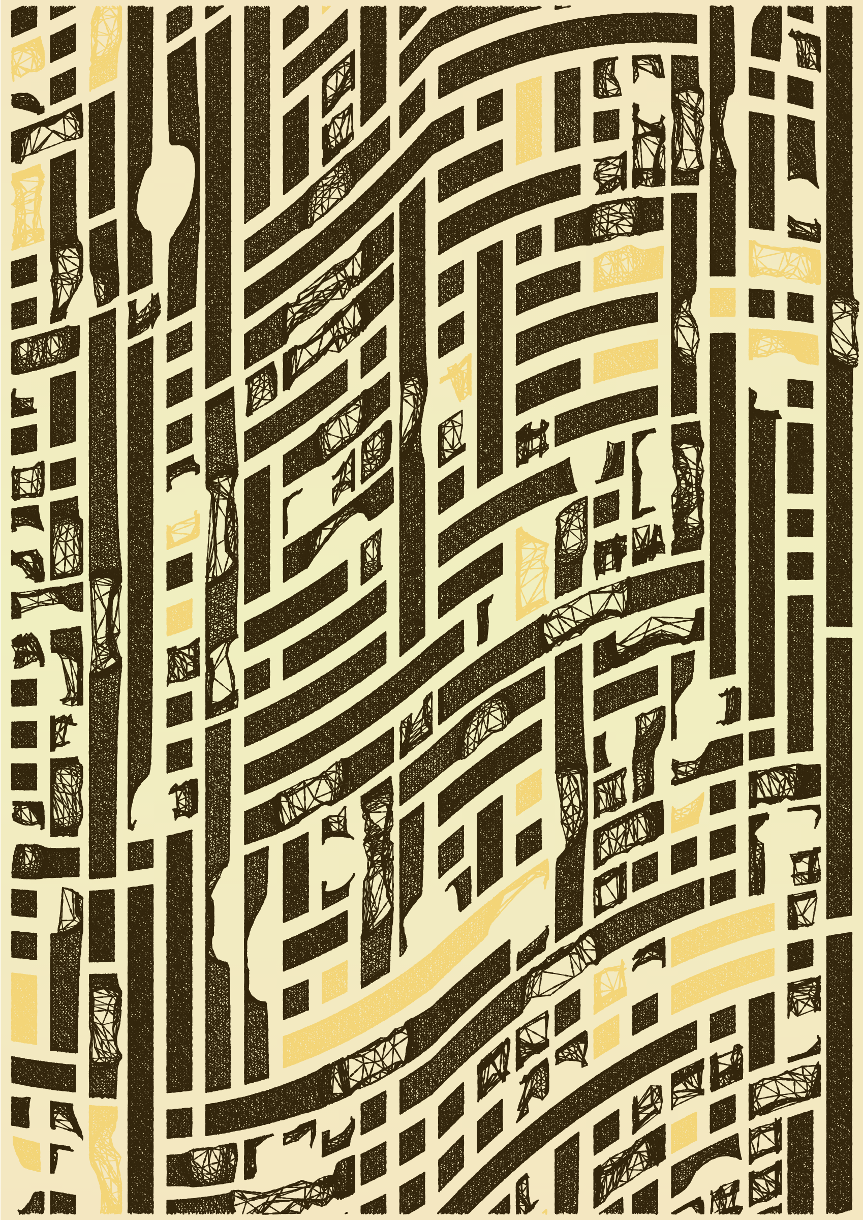 Art Blocks - Art Blocks v2 - Edifice #455 - NFT # 204000455