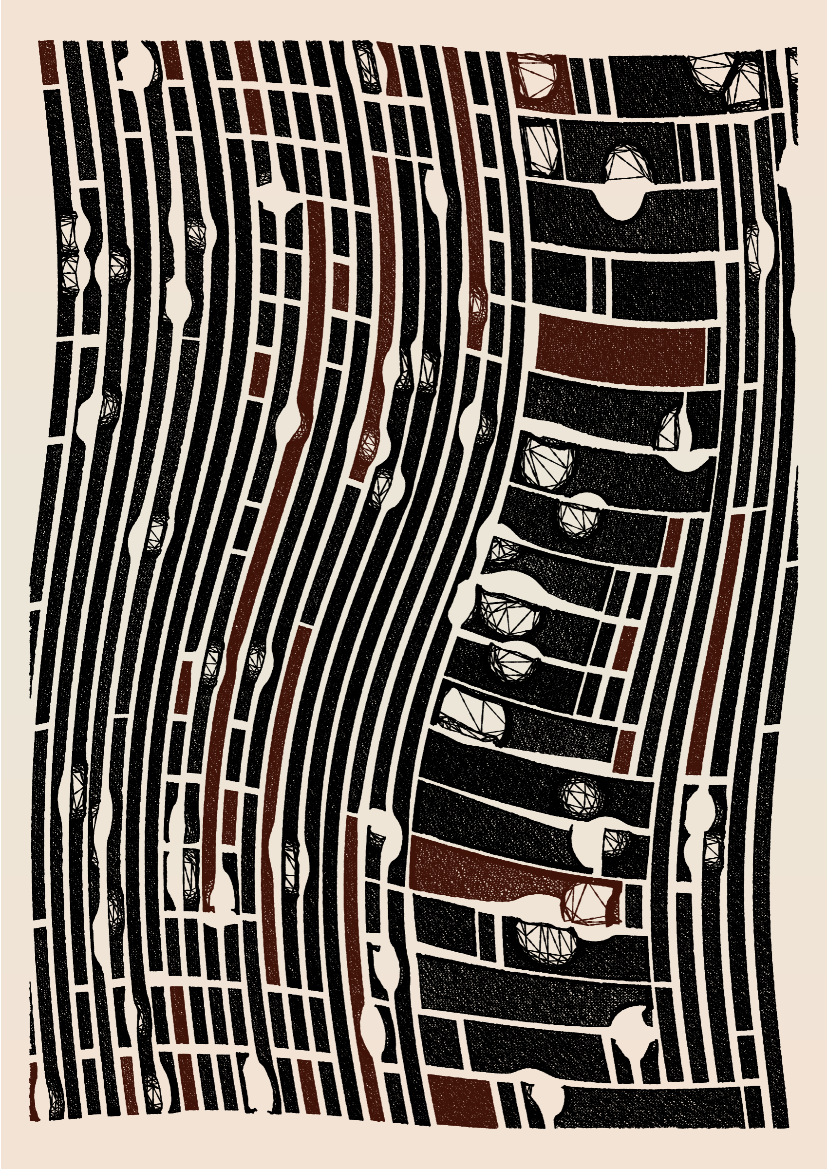 Art Blocks - Art Blocks v2 - Edifice #457 - NFT # 204000457