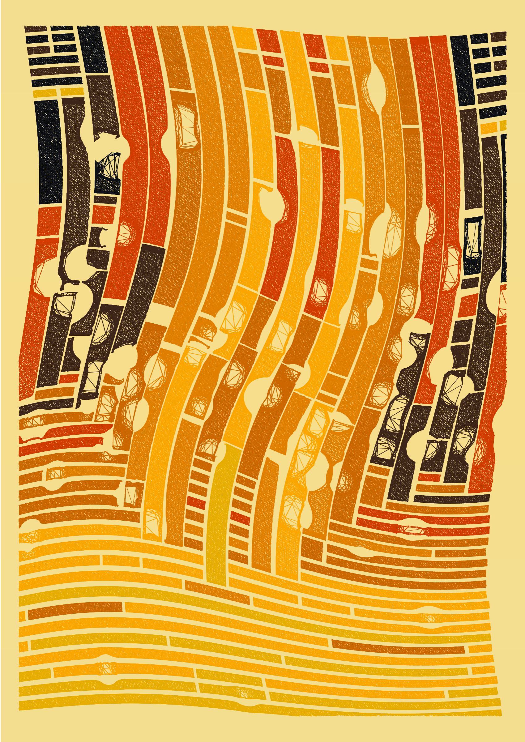 Art Blocks - Art Blocks v2 - Edifice #461 - NFT # 204000461