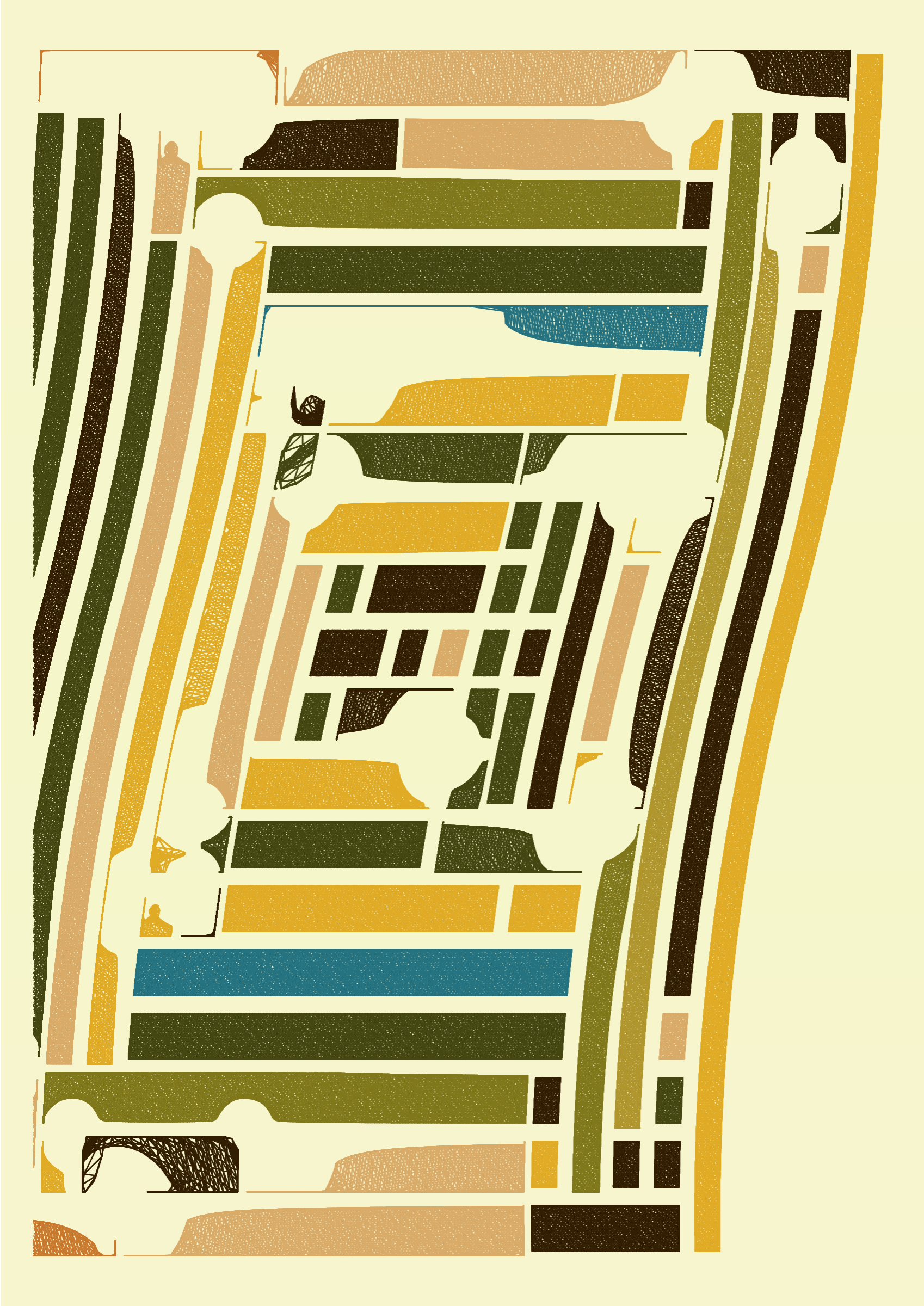 Art Blocks - Art Blocks v2 - Edifice #465 - NFT # 204000465