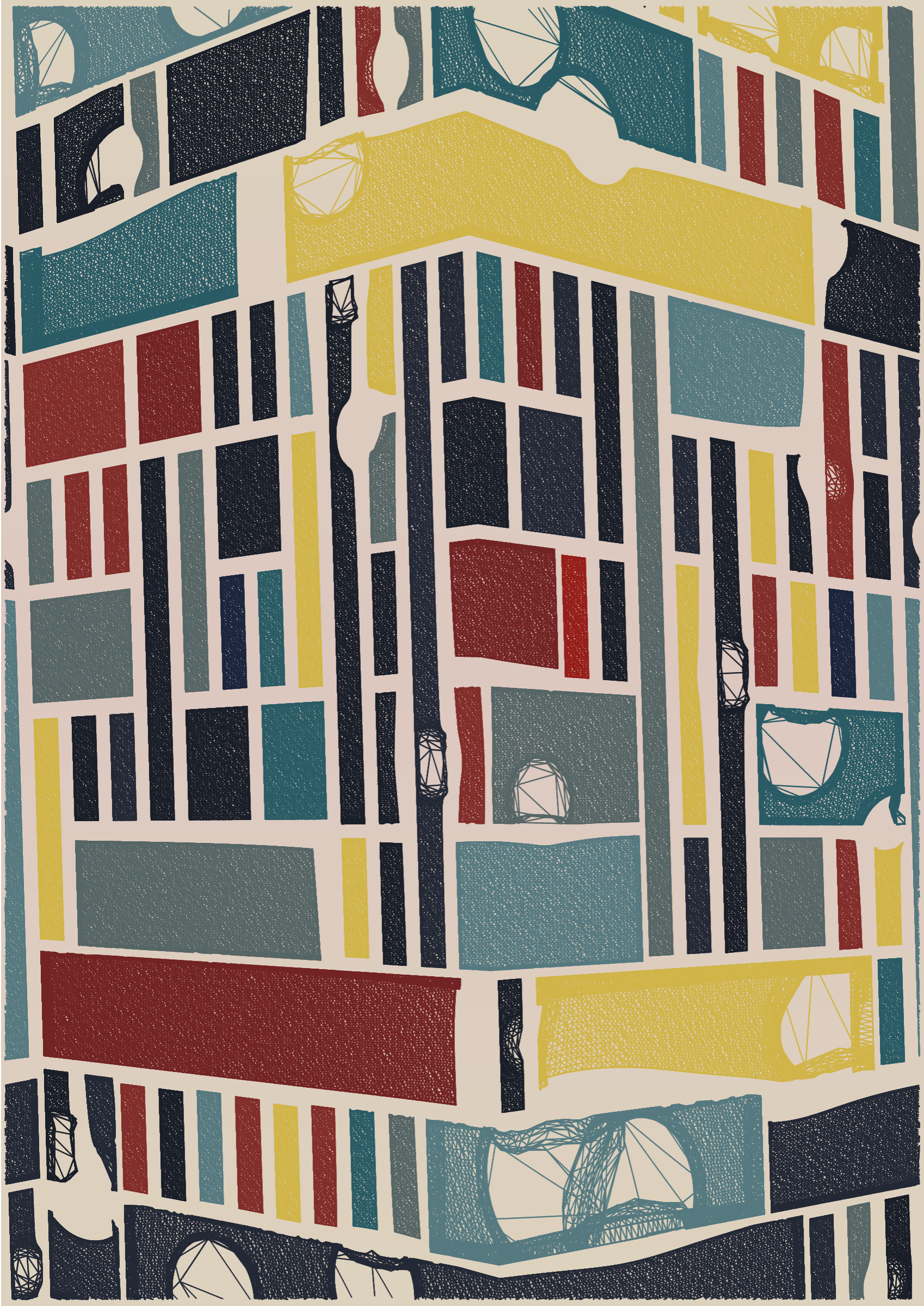 Art Blocks - Art Blocks v2 - Edifice #466 - NFT # 204000466