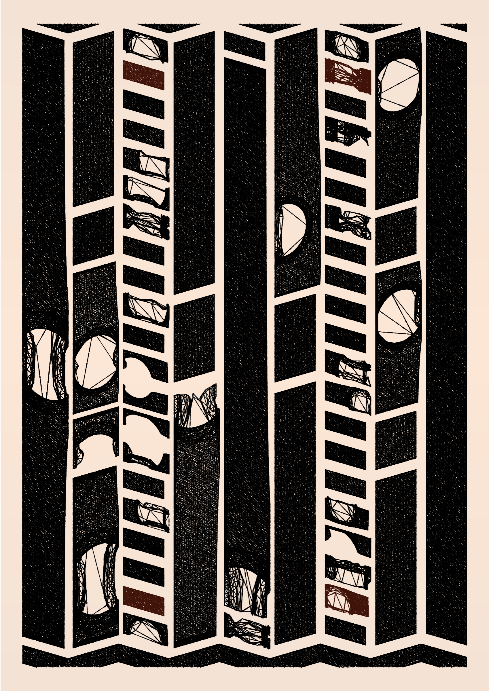 Art Blocks - Art Blocks v2 - Edifice #478 - NFT # 204000478