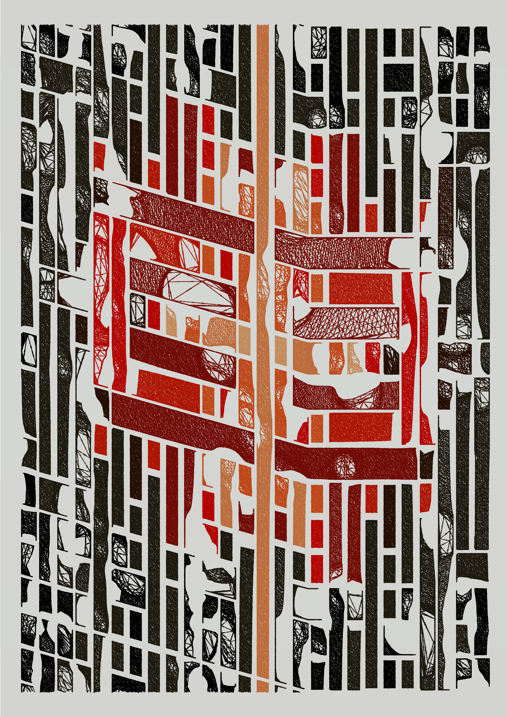 Art Blocks - Art Blocks v2 - Edifice #481 - NFT # 204000481