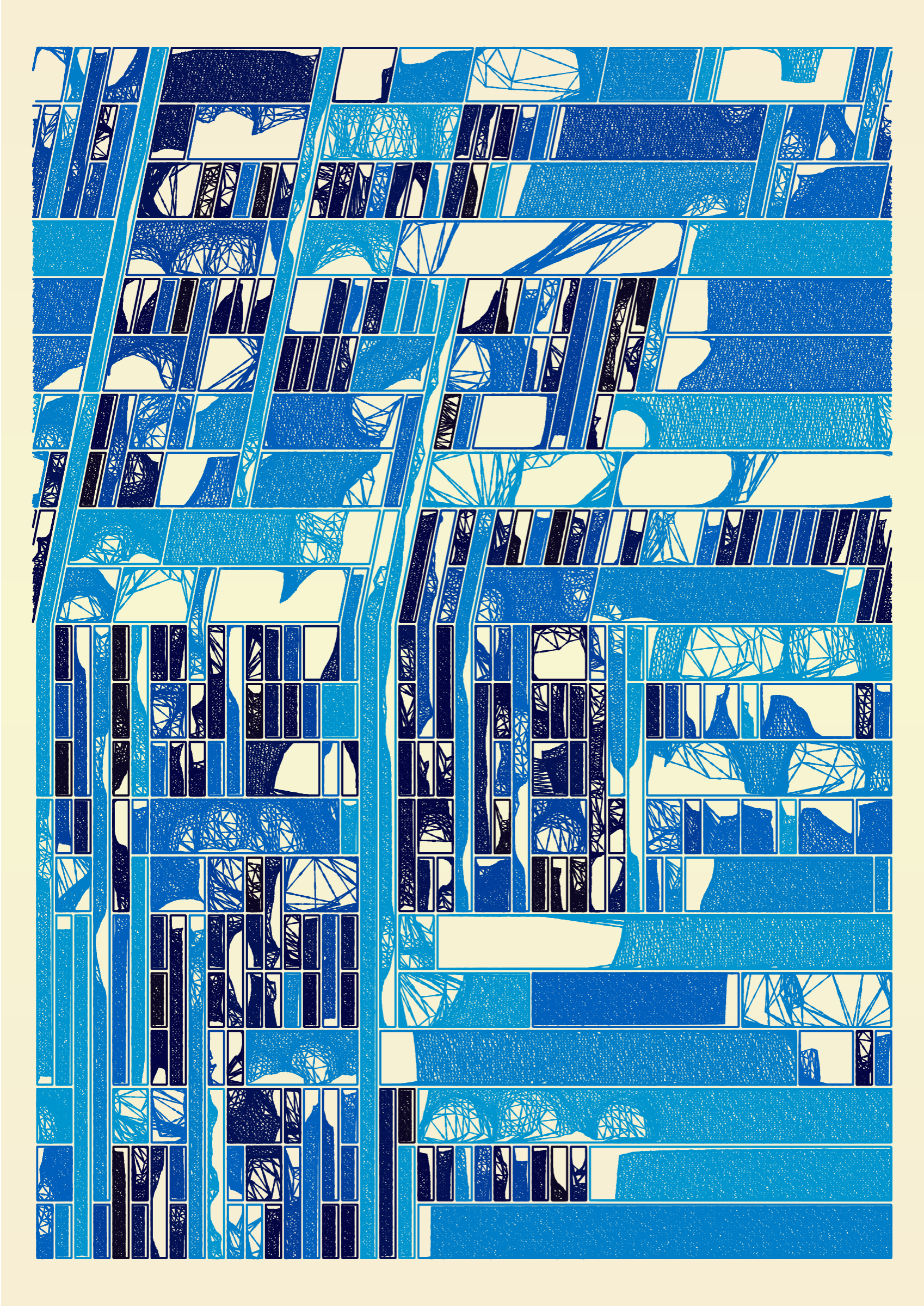 Art Blocks - Art Blocks v2 - Edifice #485 - NFT # 204000485