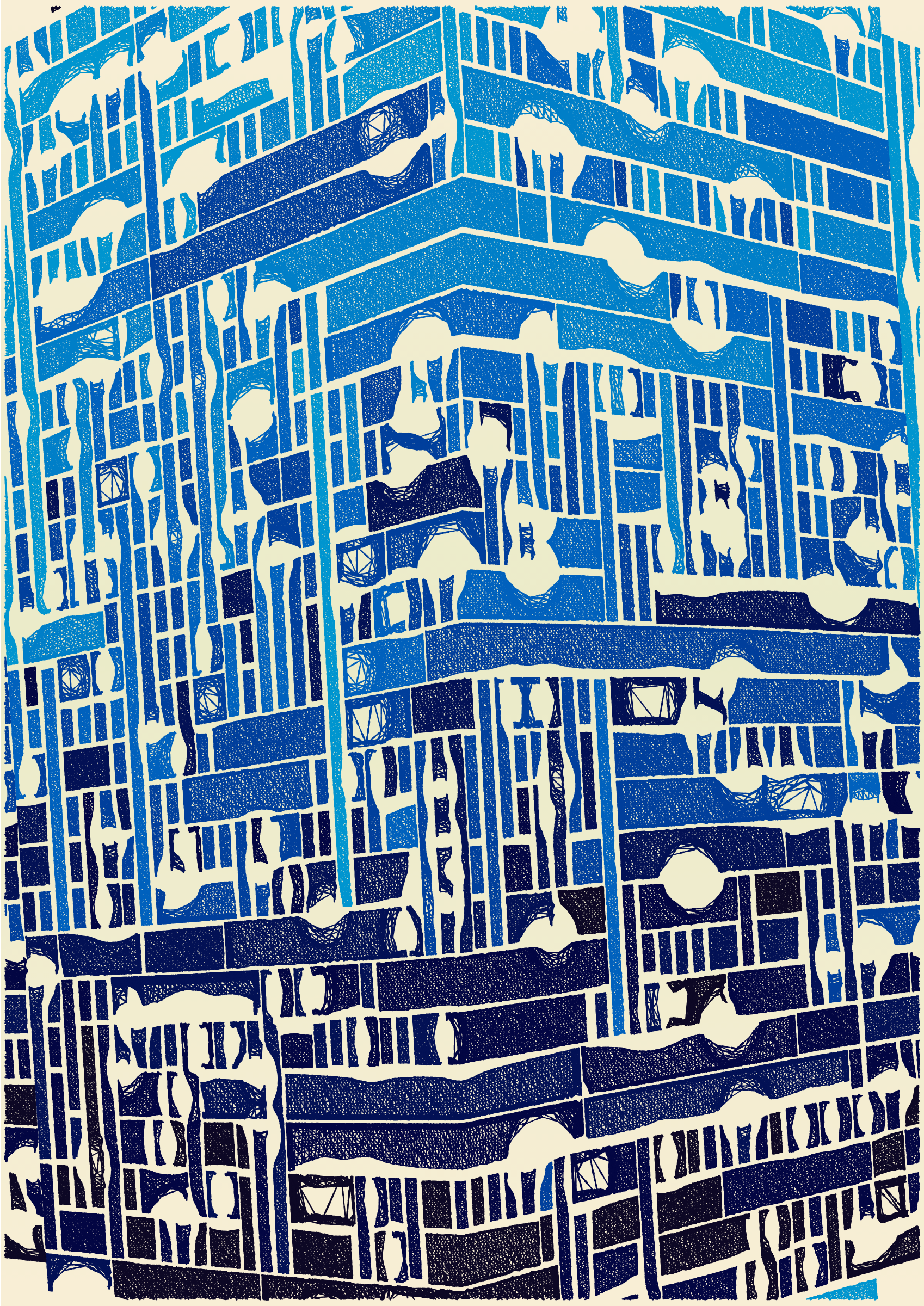 Art Blocks - Art Blocks v2 - Edifice #487 - NFT # 204000487