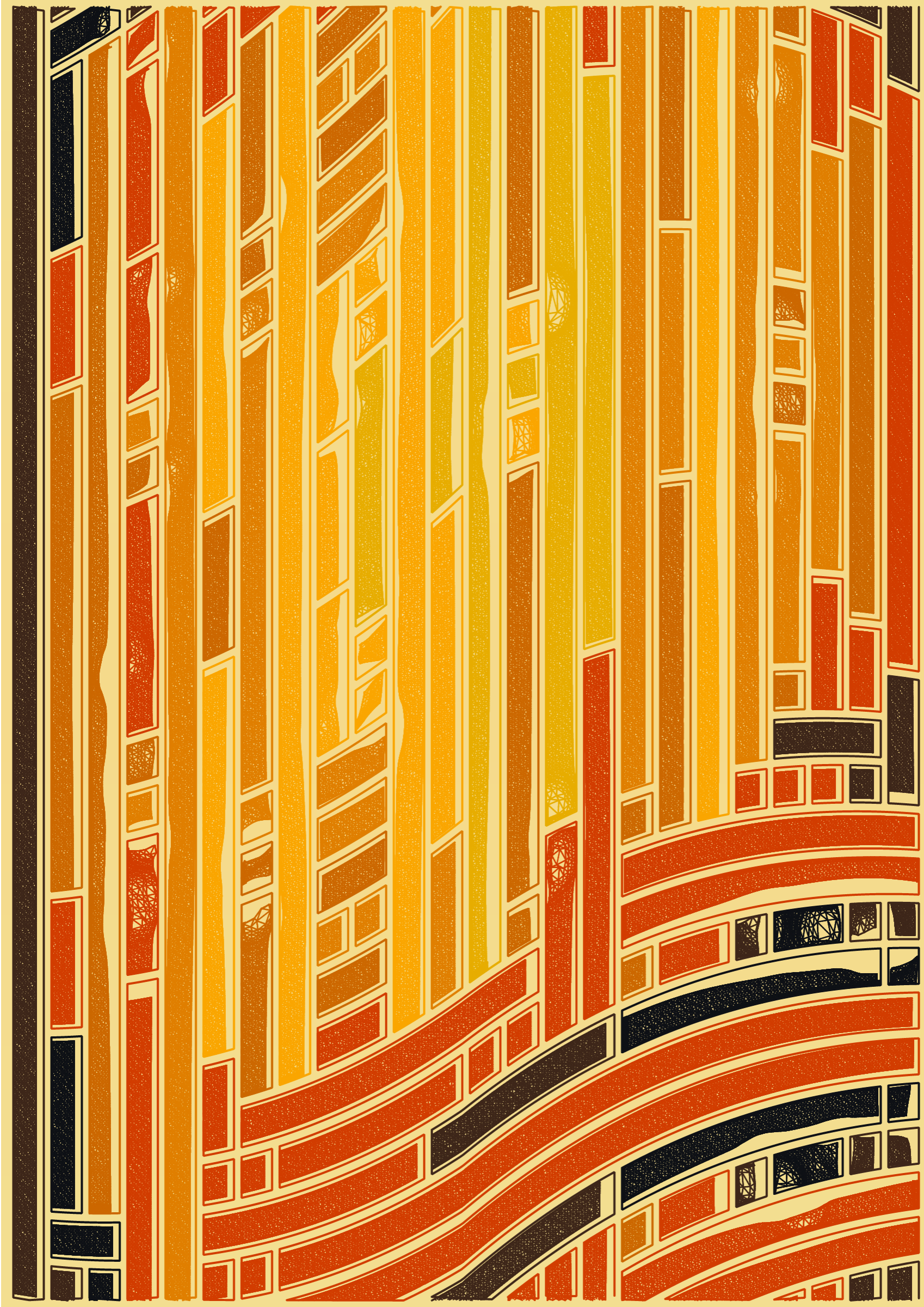 Art Blocks - Art Blocks v2 - Edifice #488 - NFT # 204000488