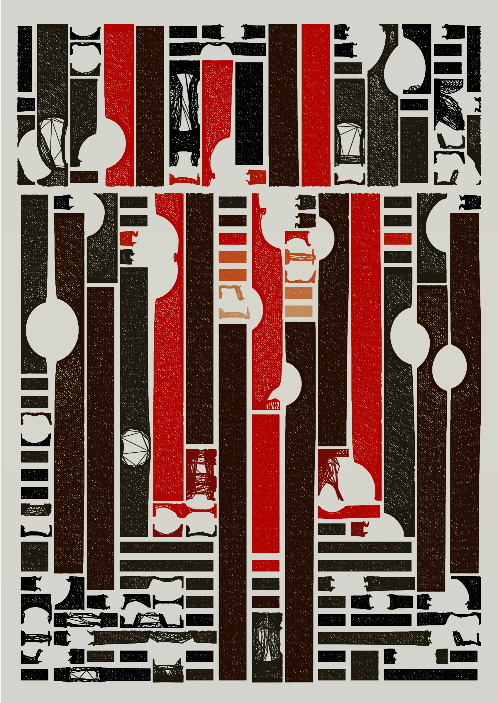 Art Blocks - Art Blocks v2 - Edifice #491 - NFT # 204000491