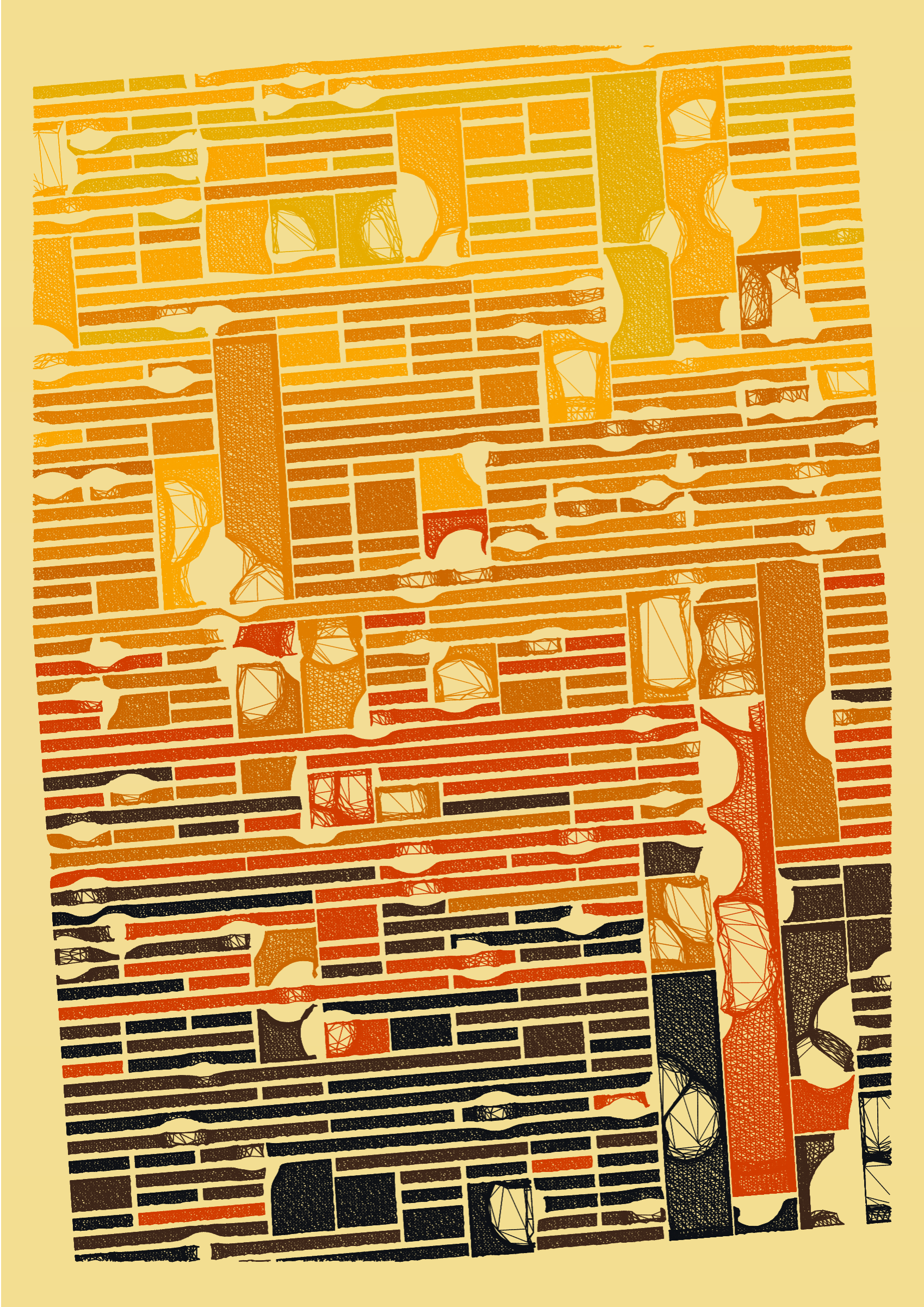 Art Blocks - Art Blocks v2 - Edifice #495 - NFT # 204000495