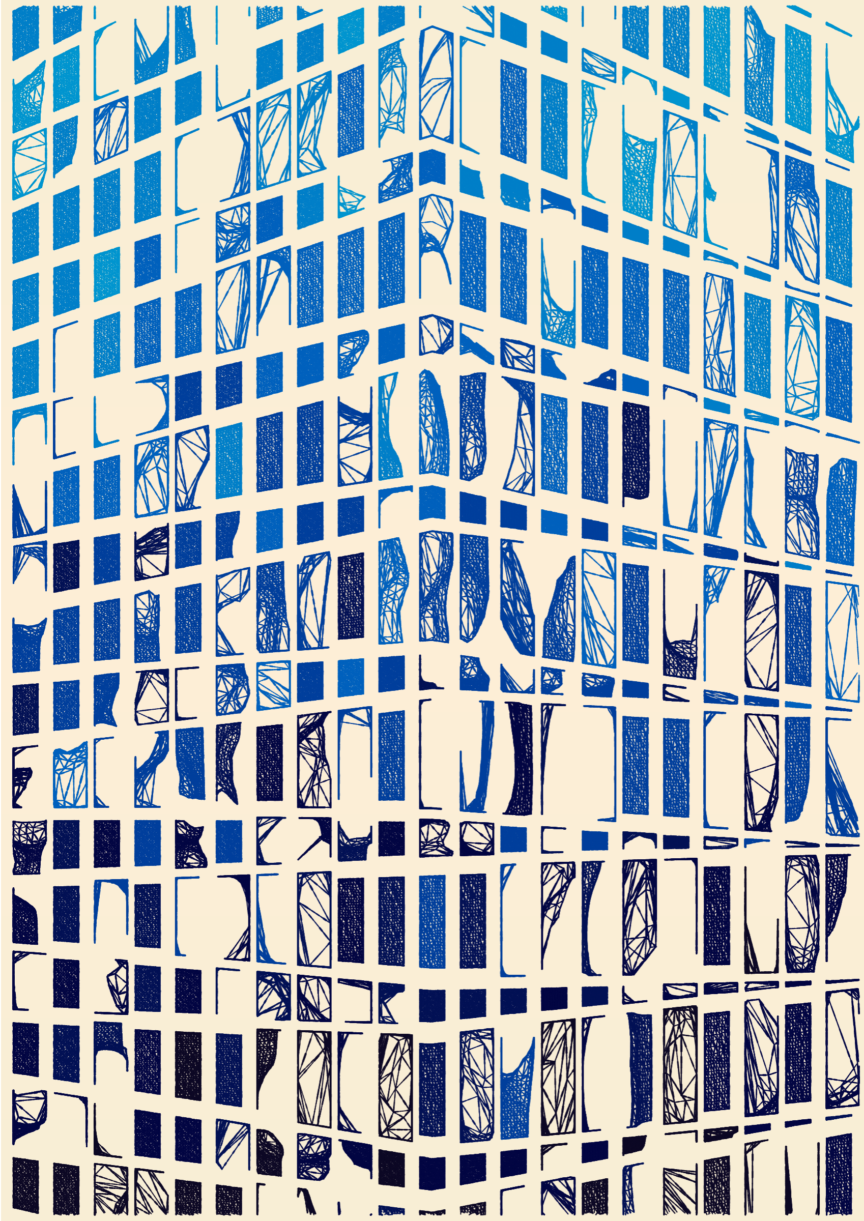 Art Blocks - Art Blocks v2 - Edifice #497 - NFT # 204000497