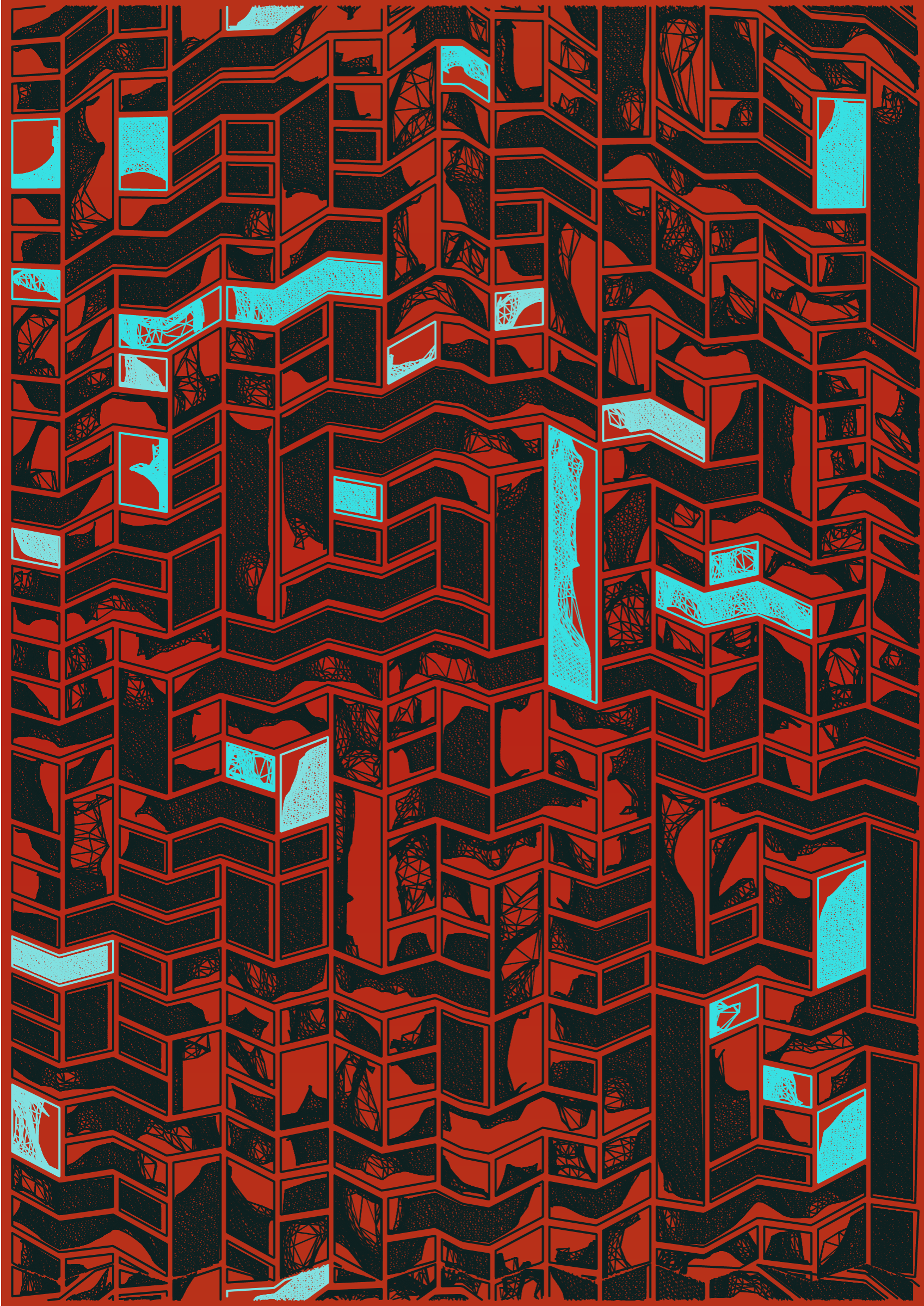 Art Blocks - Art Blocks v2 - Edifice #502 - NFT # 204000502