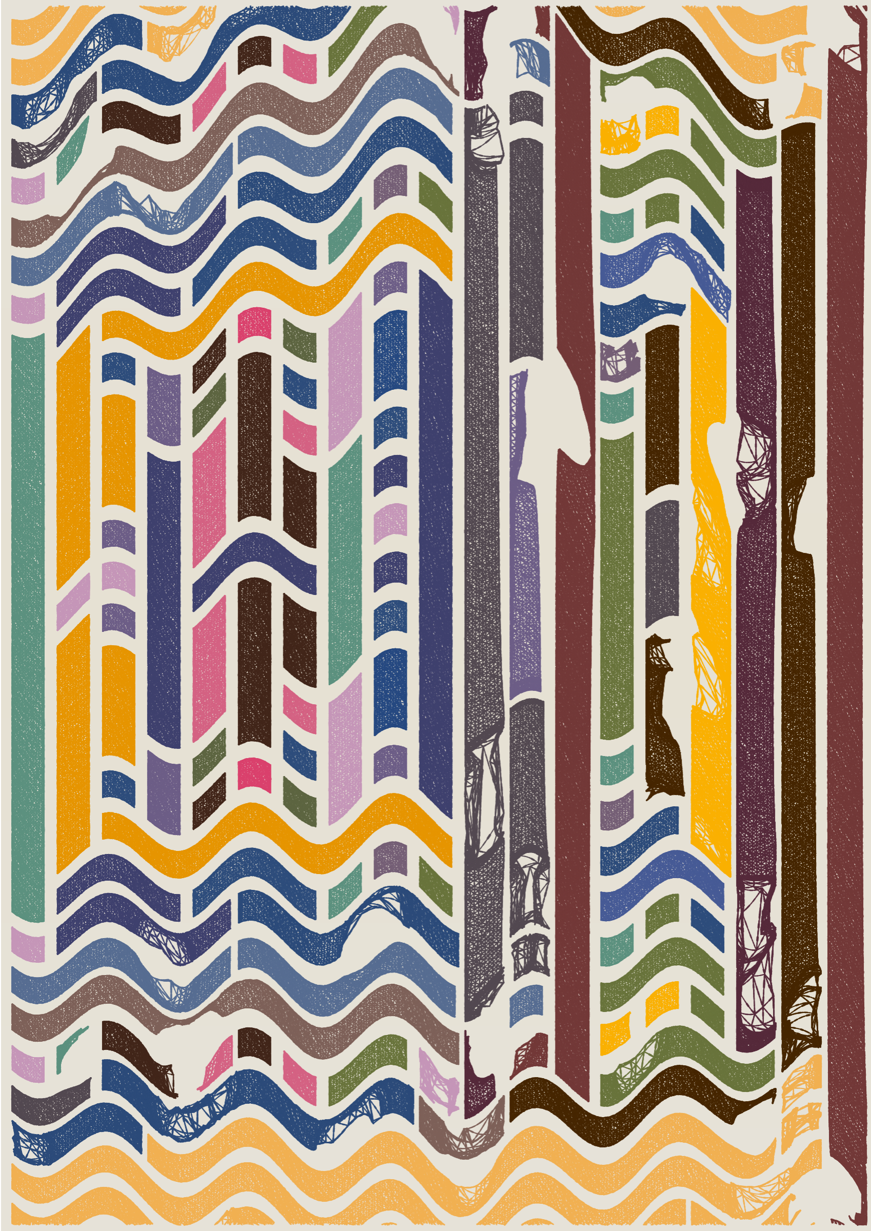 Art Blocks - Art Blocks v2 - Edifice #504 - NFT # 204000504