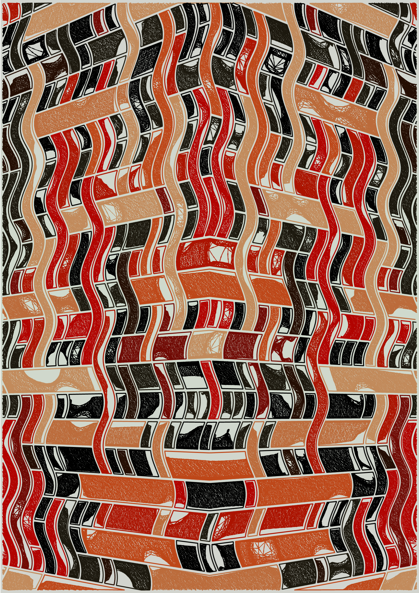 Art Blocks - Art Blocks v2 - Edifice #508 - NFT # 204000508