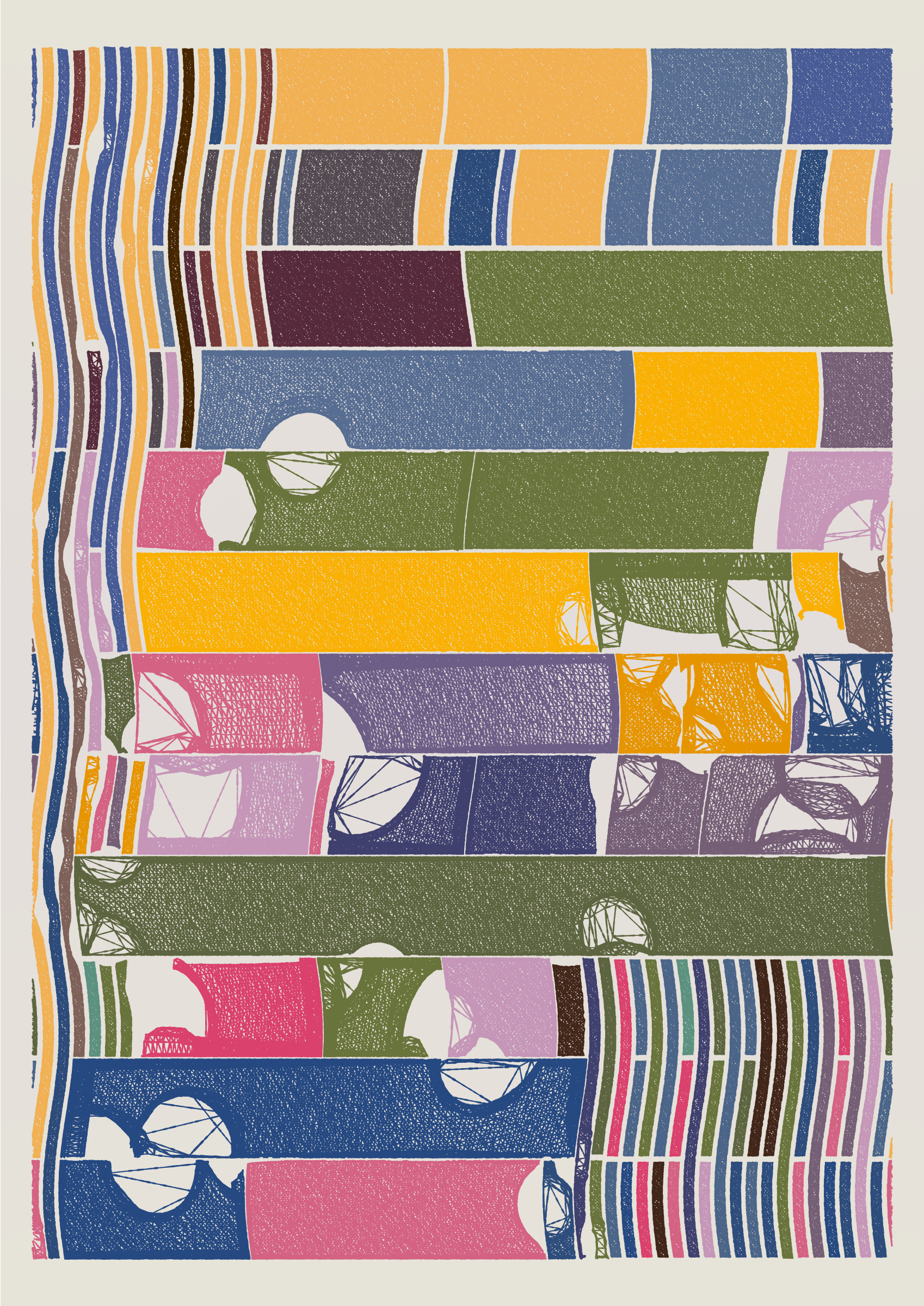 Art Blocks - Art Blocks v2 - Edifice #511 - NFT # 204000511