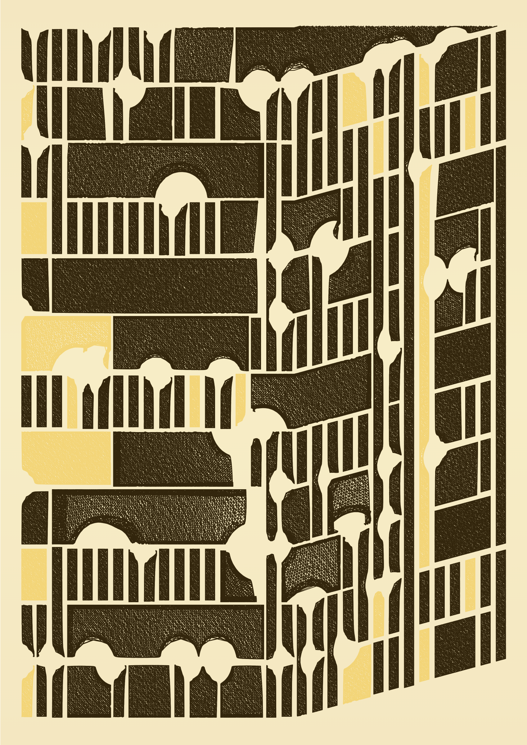 Art Blocks - Art Blocks v2 - Edifice #512 - NFT # 204000512