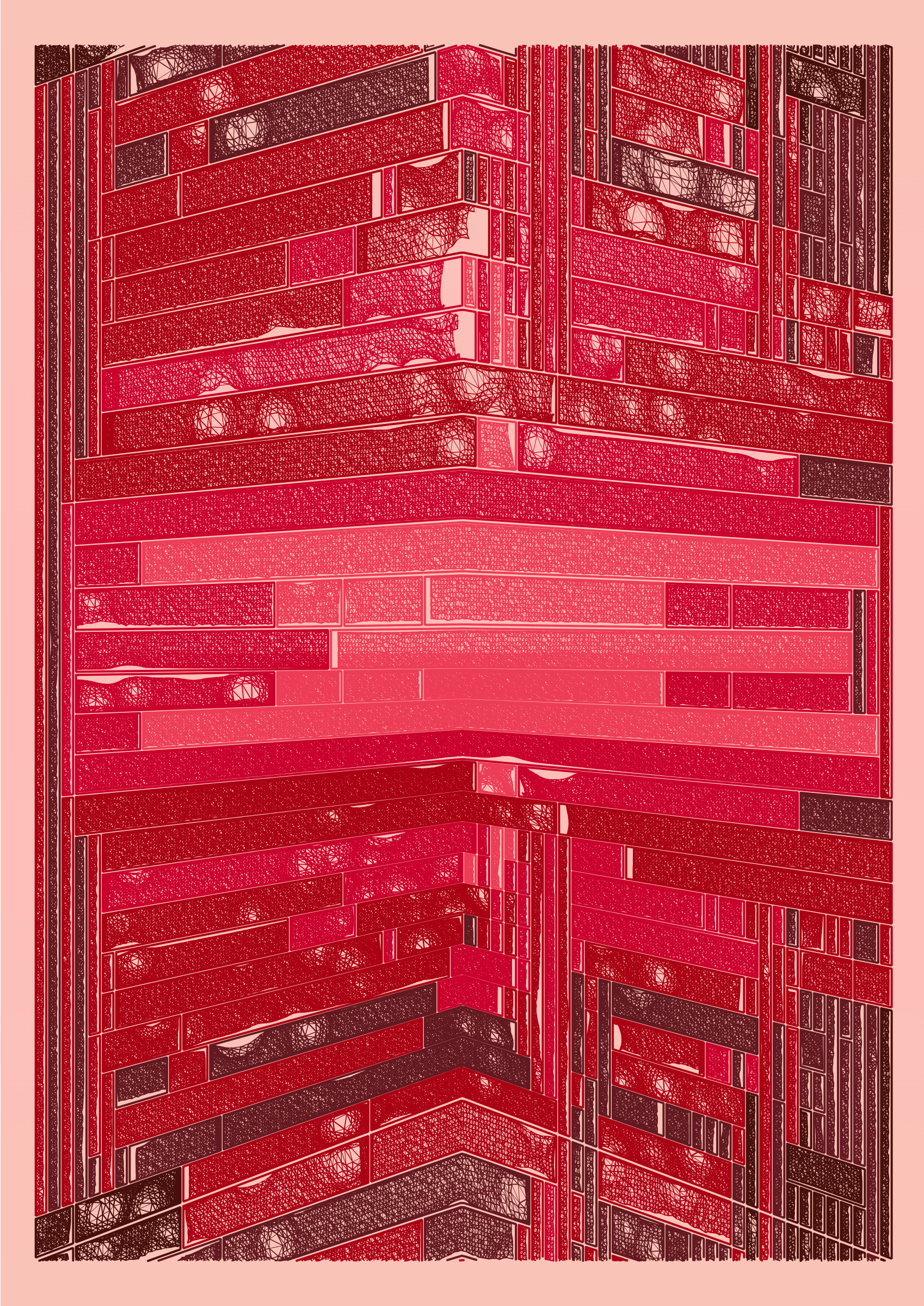 Art Blocks - Art Blocks v2 - Edifice #517 - NFT # 204000517