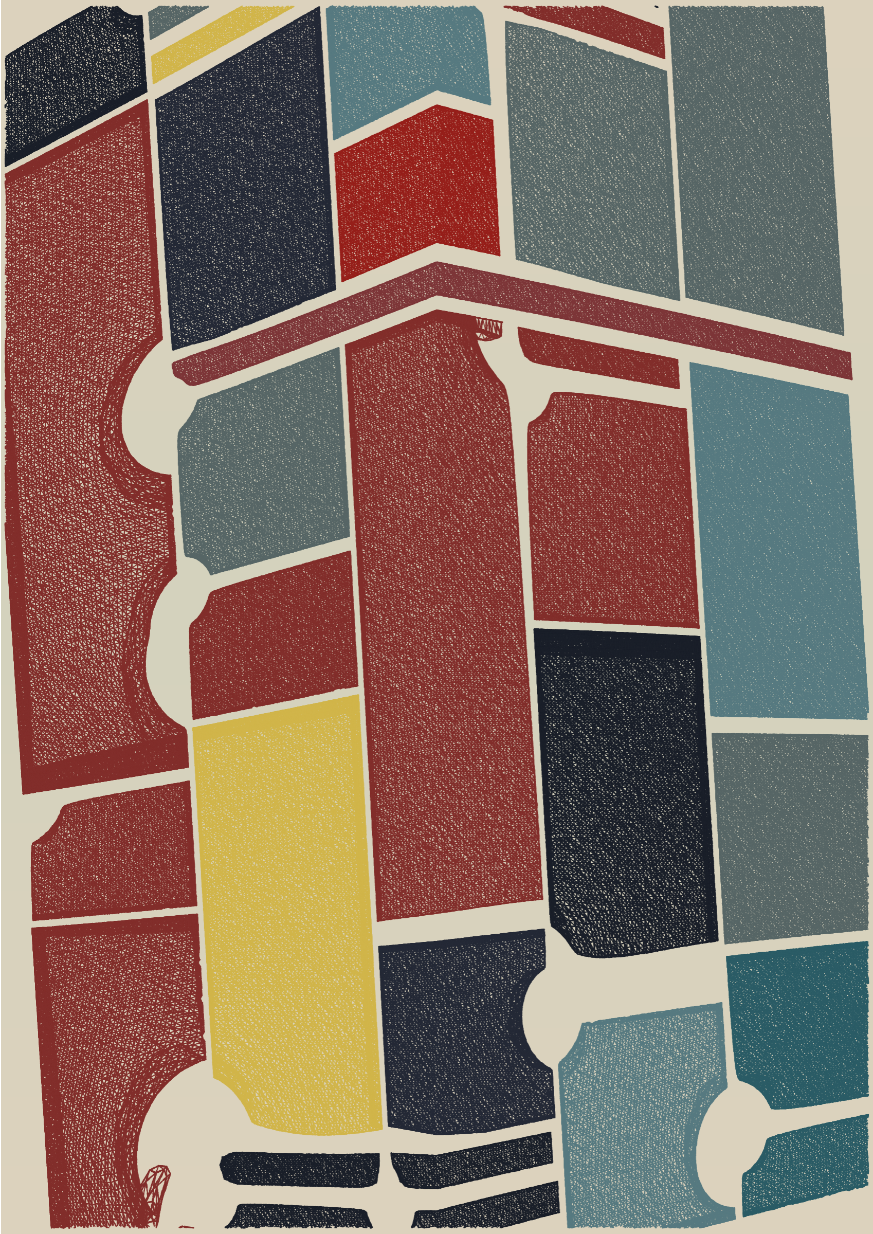 Art Blocks - Art Blocks v2 - Edifice #521 - NFT # 204000521