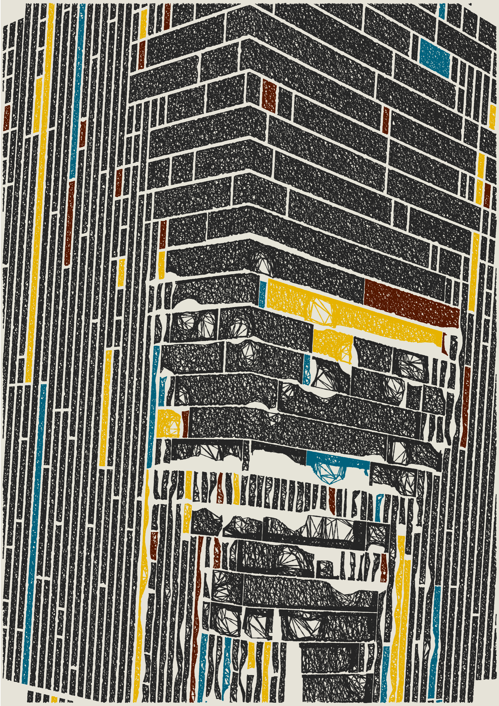 Art Blocks - Art Blocks v2 - Edifice #527 - NFT # 204000527