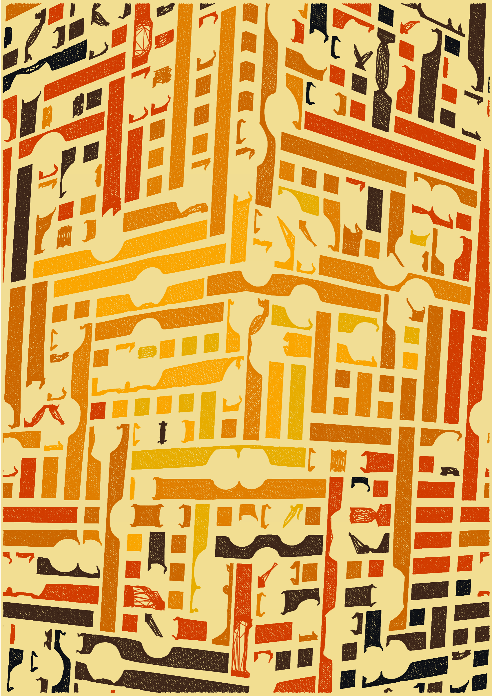 Art Blocks - Art Blocks v2 - Edifice #529 - NFT # 204000529