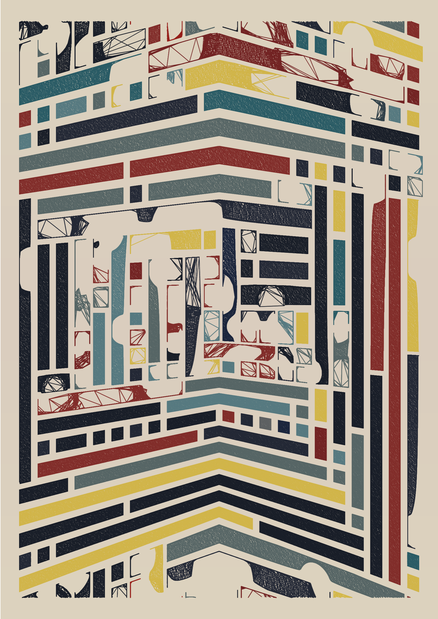 Art Blocks - Art Blocks v2 - Edifice #534 - NFT # 204000534