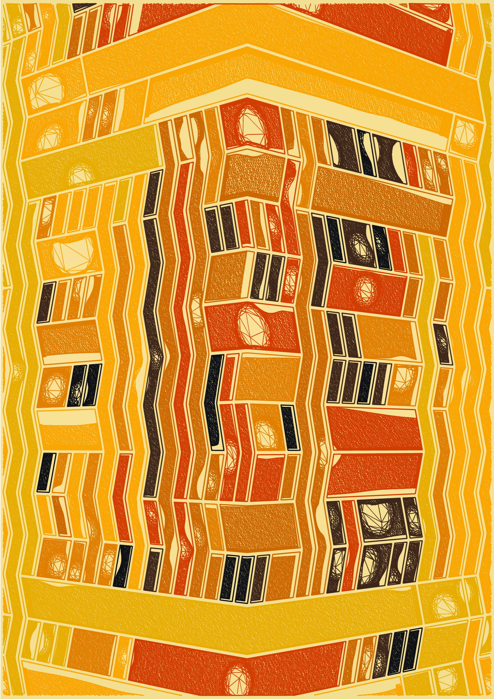 Art Blocks - Art Blocks v2 - Edifice #536 - NFT # 204000536