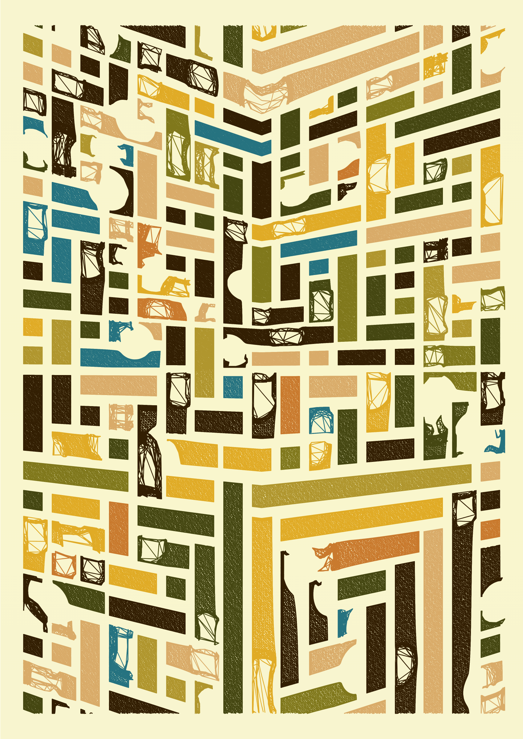 Art Blocks - Art Blocks v2 - Edifice #543 - NFT # 204000543