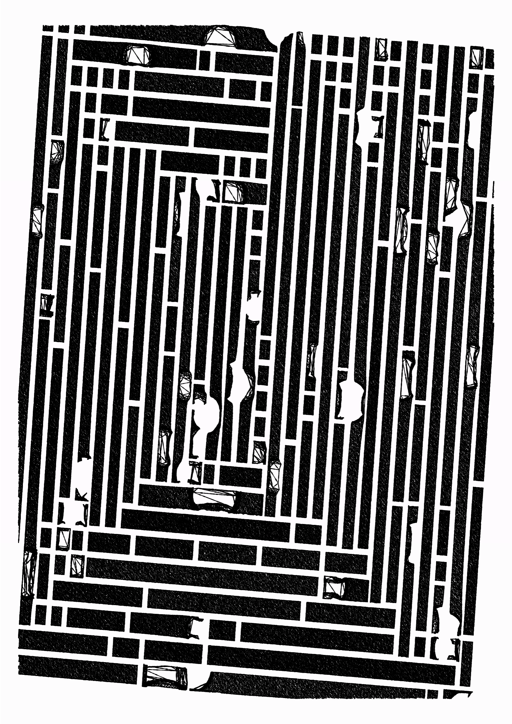 Art Blocks - Art Blocks v2 - Edifice #554 - NFT # 204000554