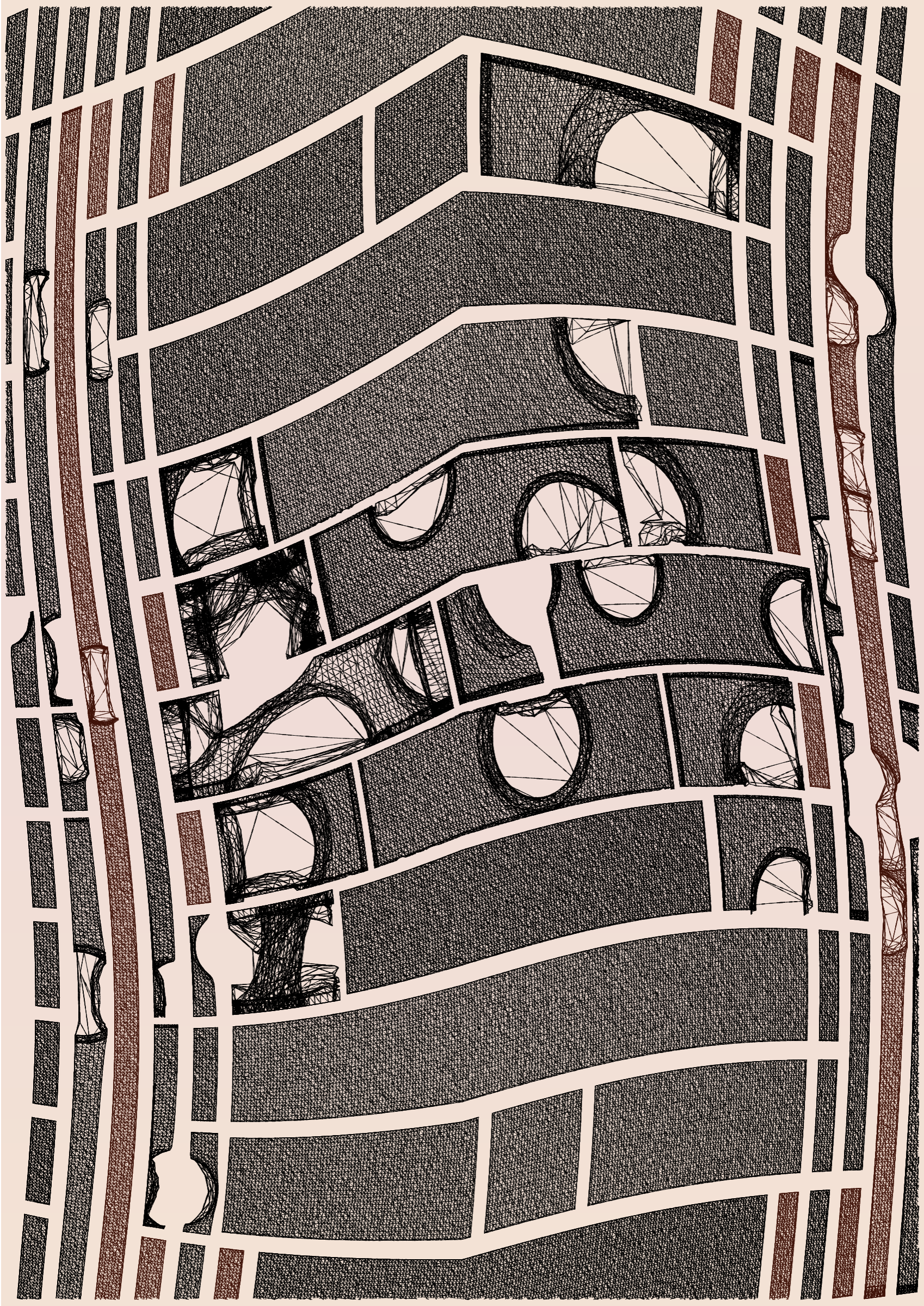 Art Blocks - Art Blocks v2 - Edifice #556 - NFT # 204000556