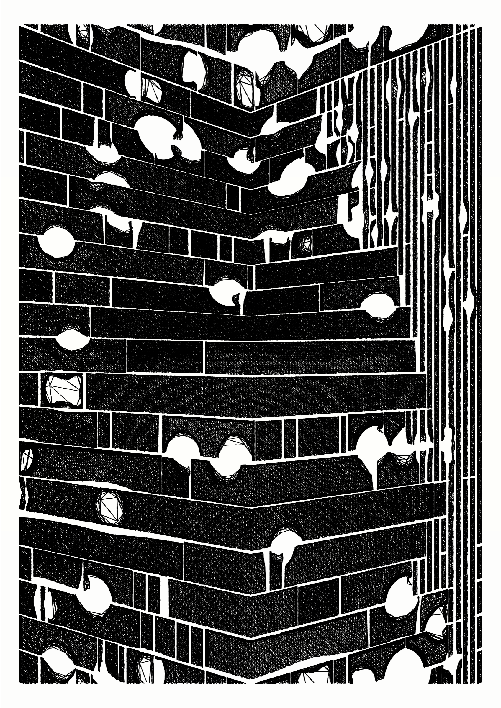 Art Blocks - Art Blocks v2 - Edifice #567 - NFT # 204000567