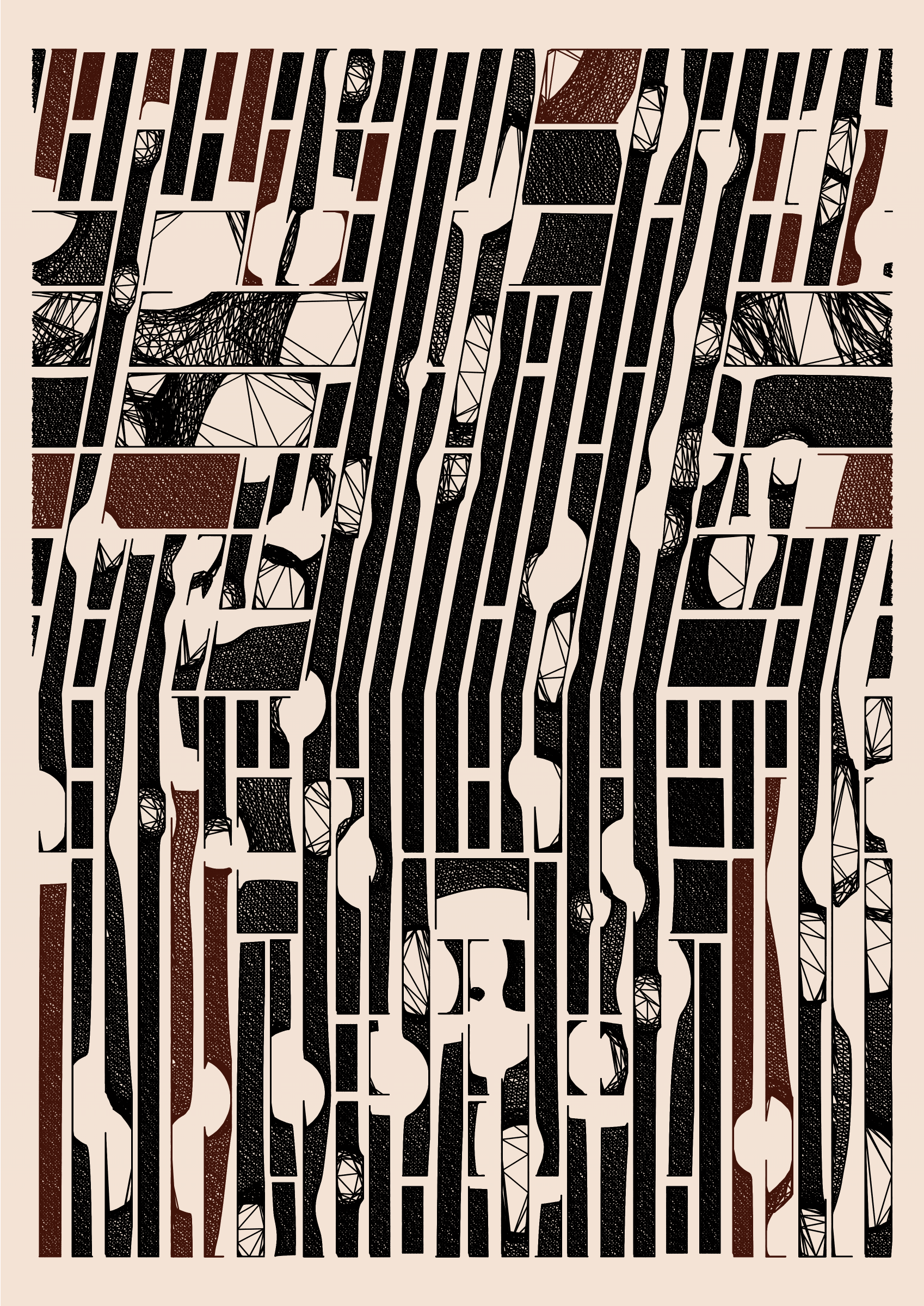 Art Blocks - Art Blocks v2 - Edifice #571 - NFT # 204000571