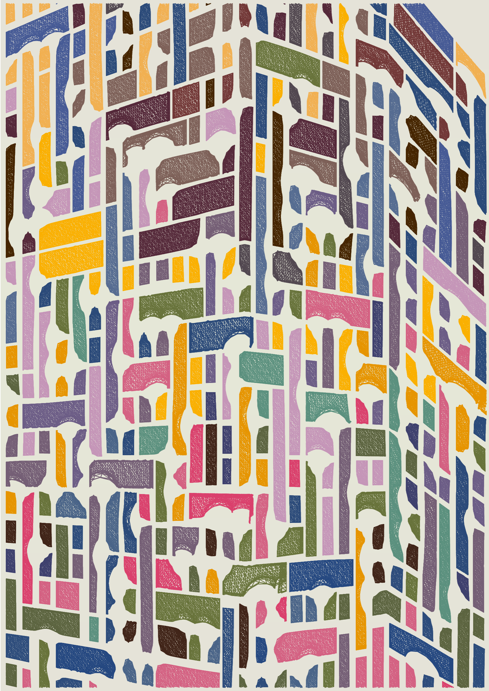 Art Blocks - Art Blocks v2 - Edifice #576 - NFT # 204000576