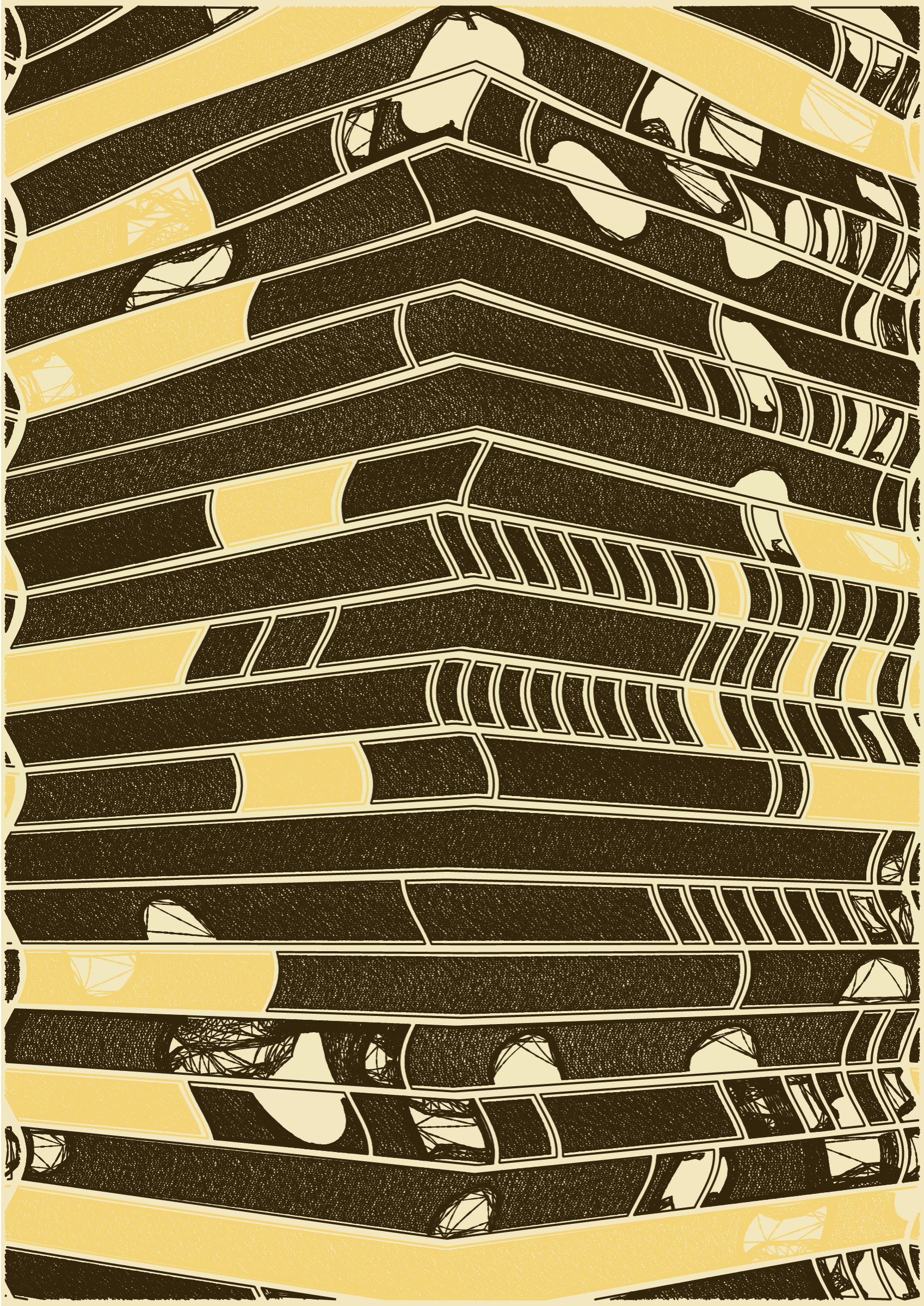 Art Blocks - Art Blocks v2 - Edifice #577 - NFT # 204000577