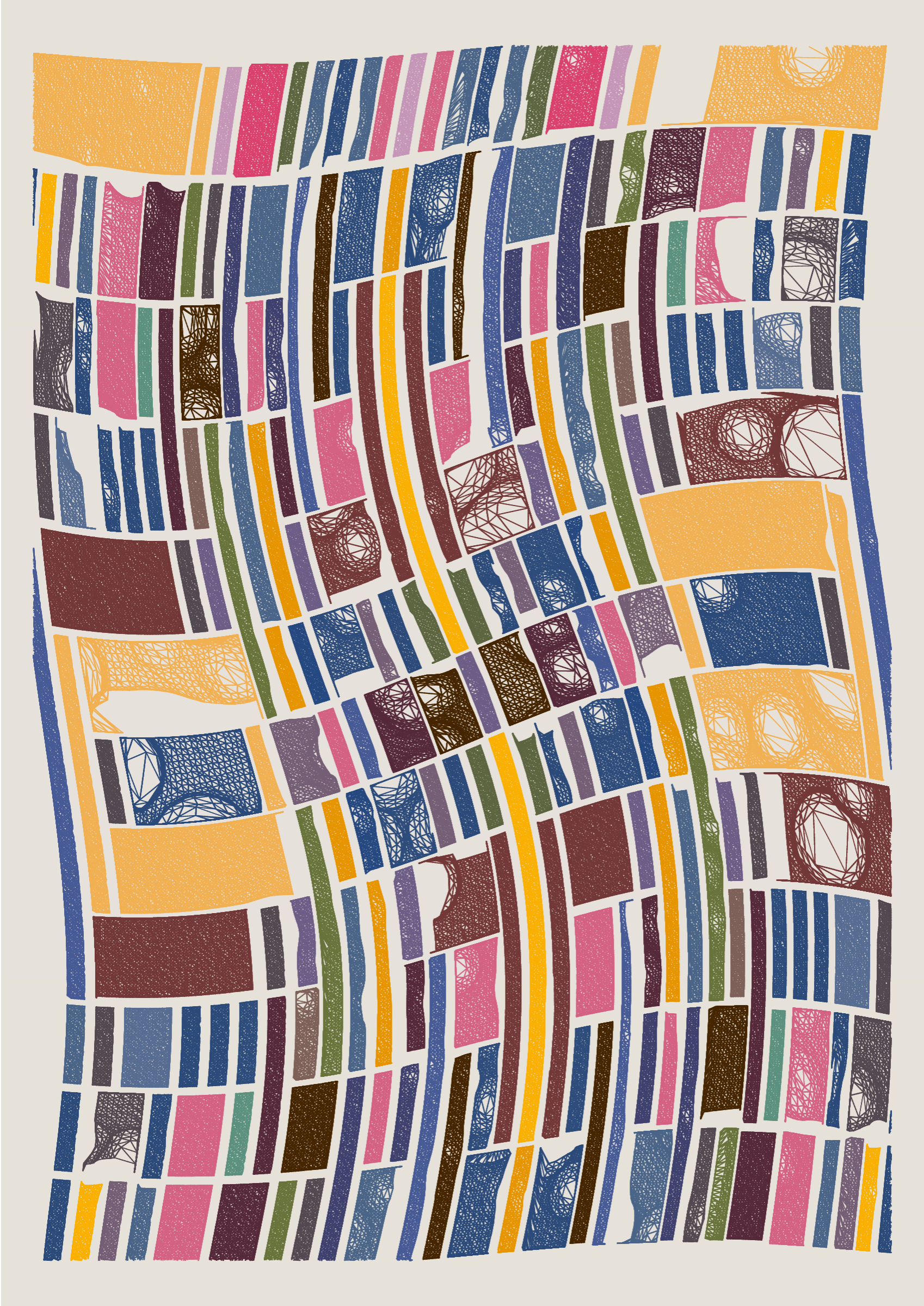 Art Blocks - Art Blocks v2 - Edifice #583 - NFT # 204000583