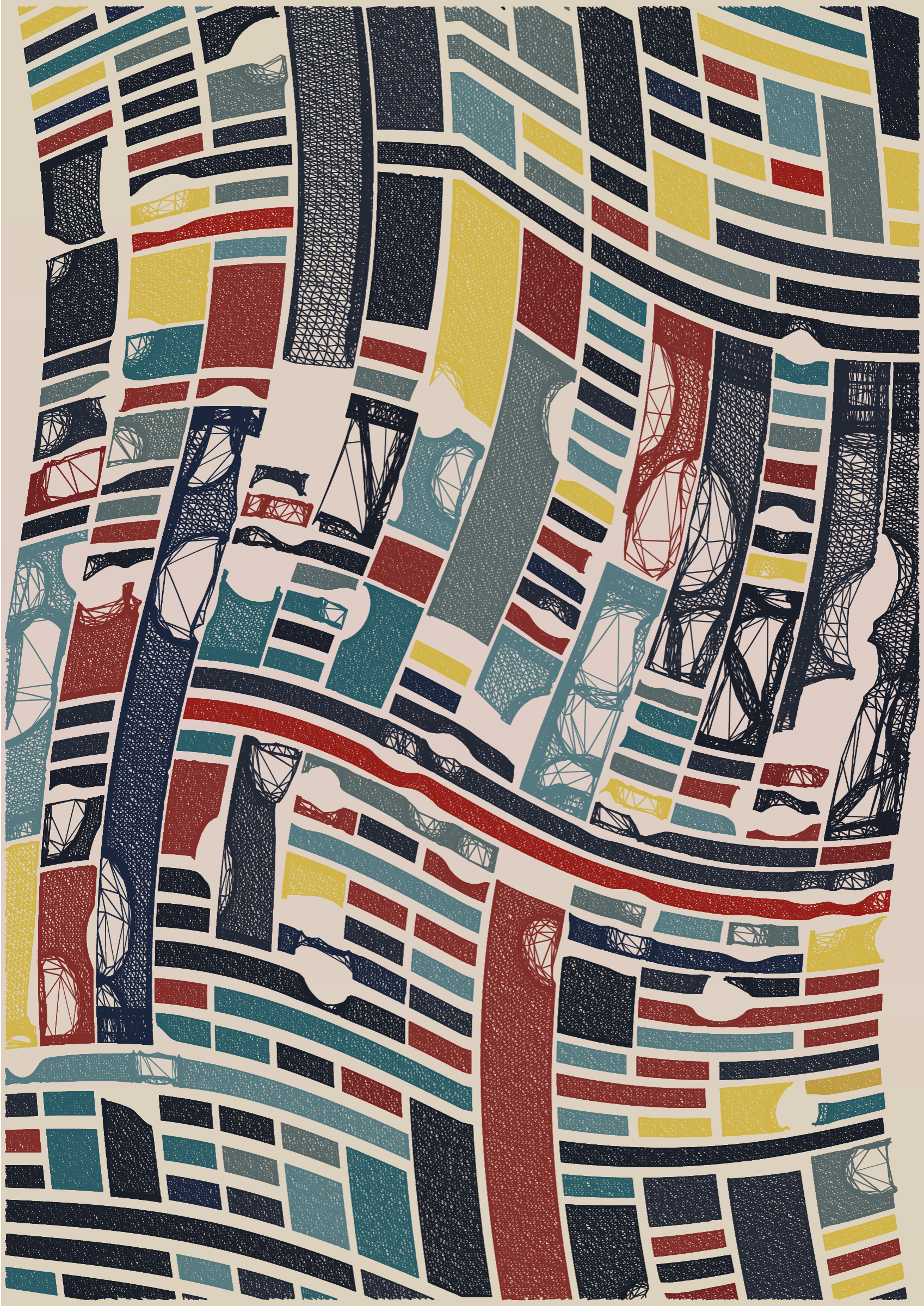 Art Blocks - Art Blocks v2 - Edifice #584 - NFT # 204000584