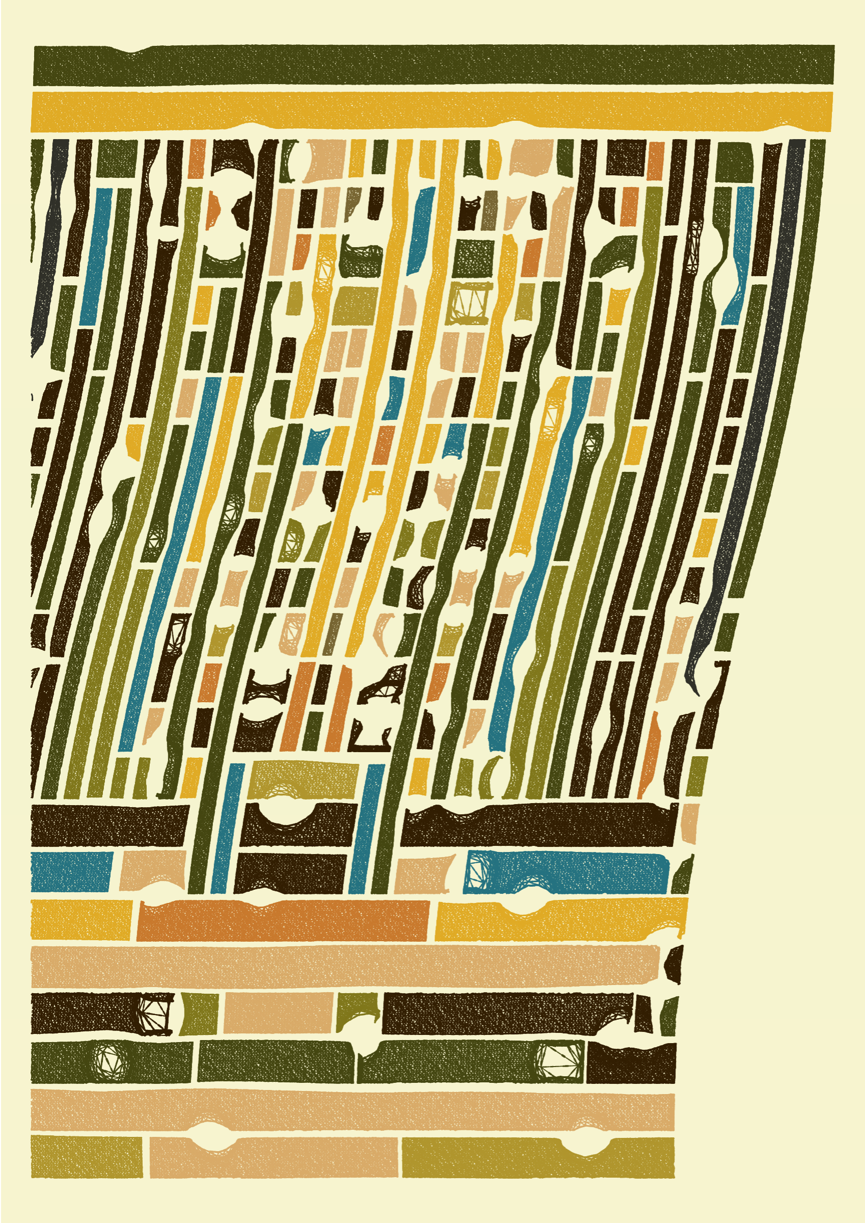 Art Blocks - Art Blocks v2 - Edifice #585 - NFT # 204000585