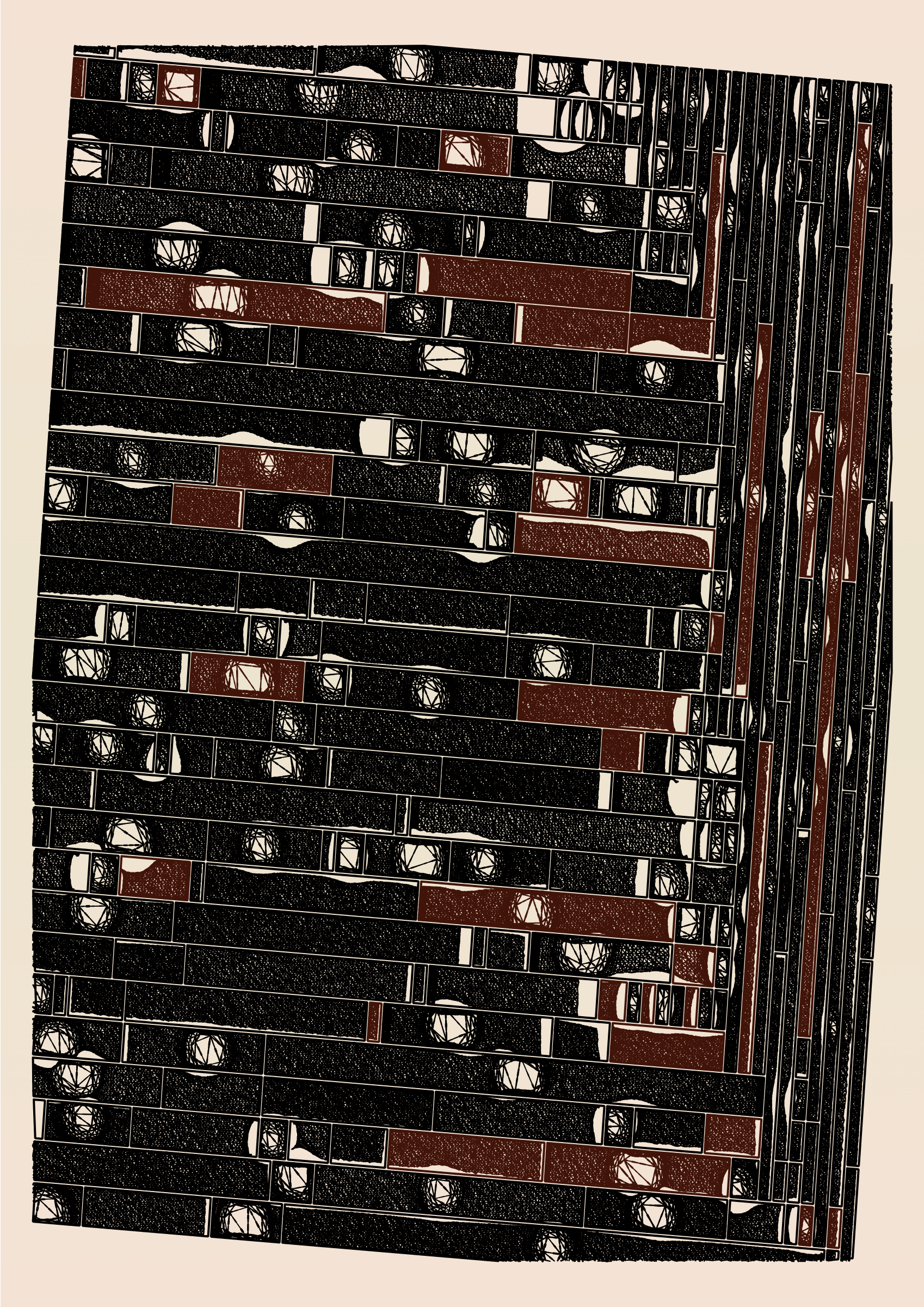 Art Blocks - Art Blocks v2 - Edifice #586 - NFT # 204000586