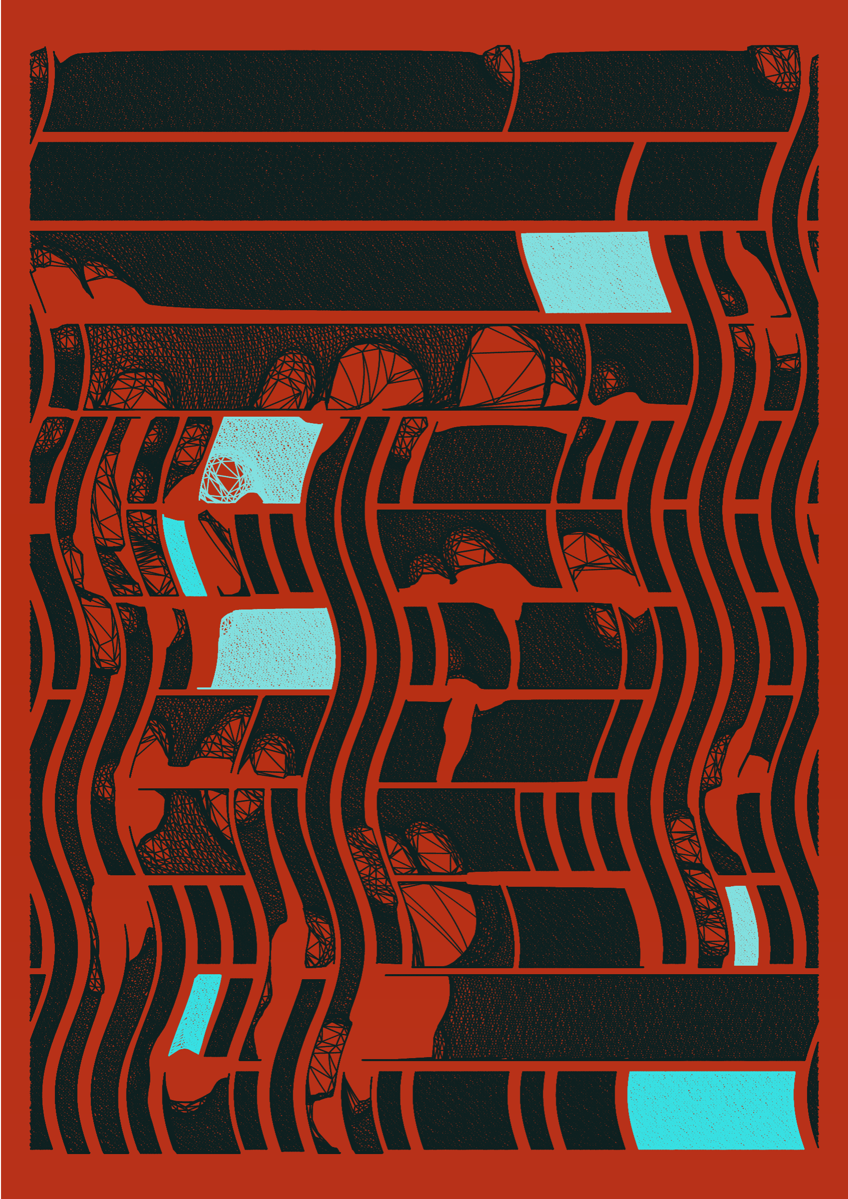 Art Blocks - Art Blocks v2 - Edifice #588 - NFT # 204000588