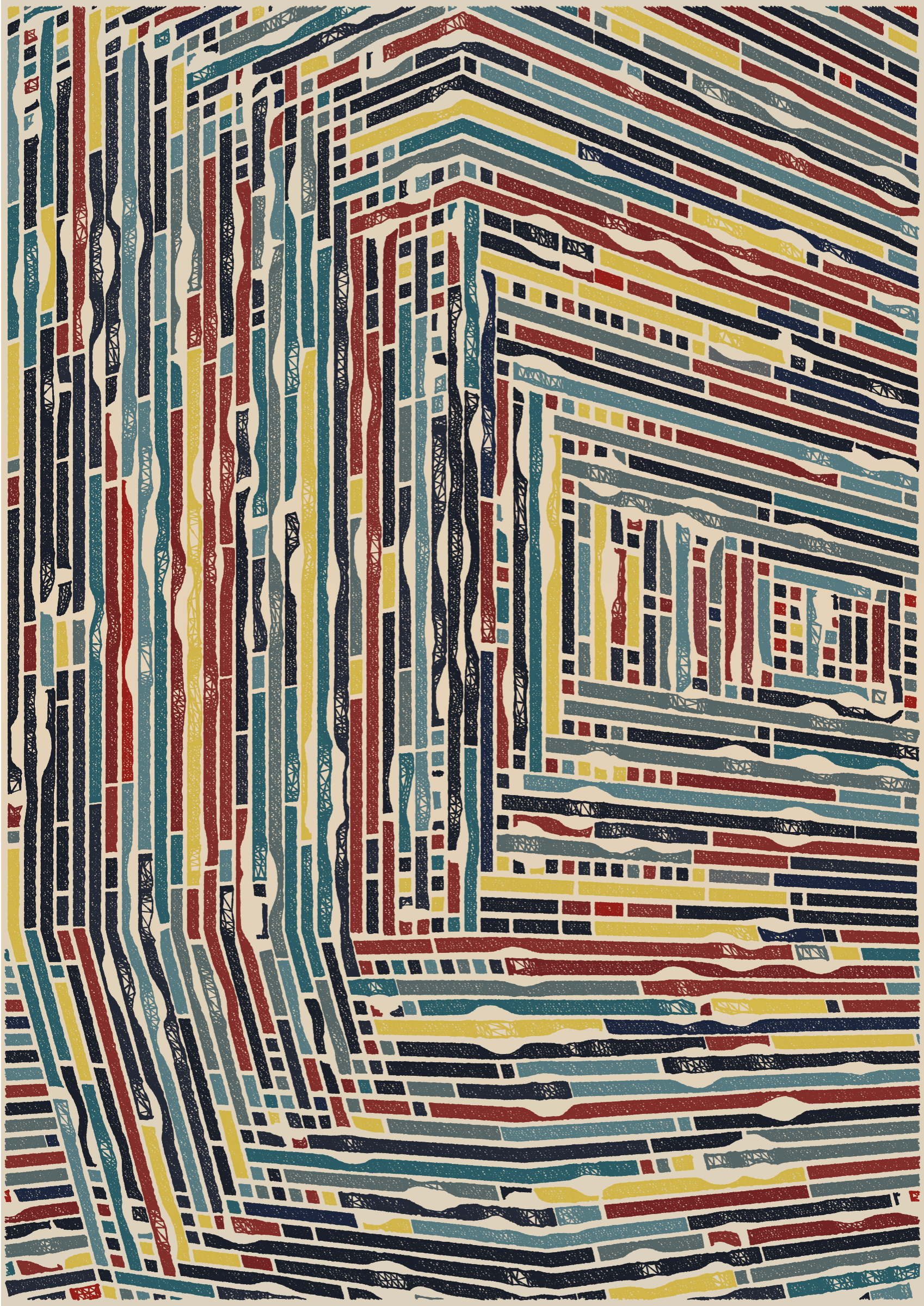 Art Blocks - Art Blocks v2 - Edifice #589 - NFT # 204000589