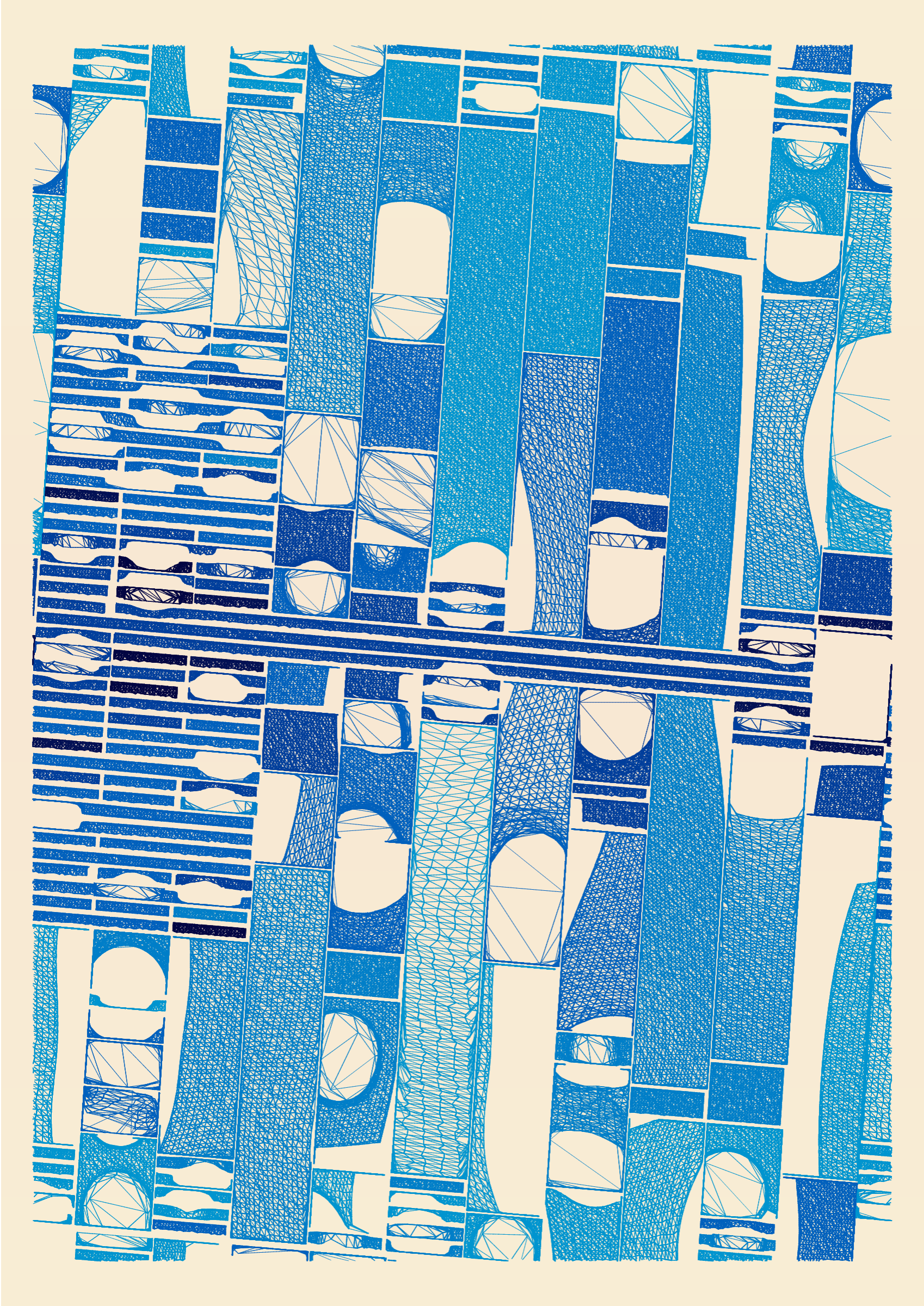 Art Blocks - Art Blocks v2 - Edifice #590 - NFT # 204000590