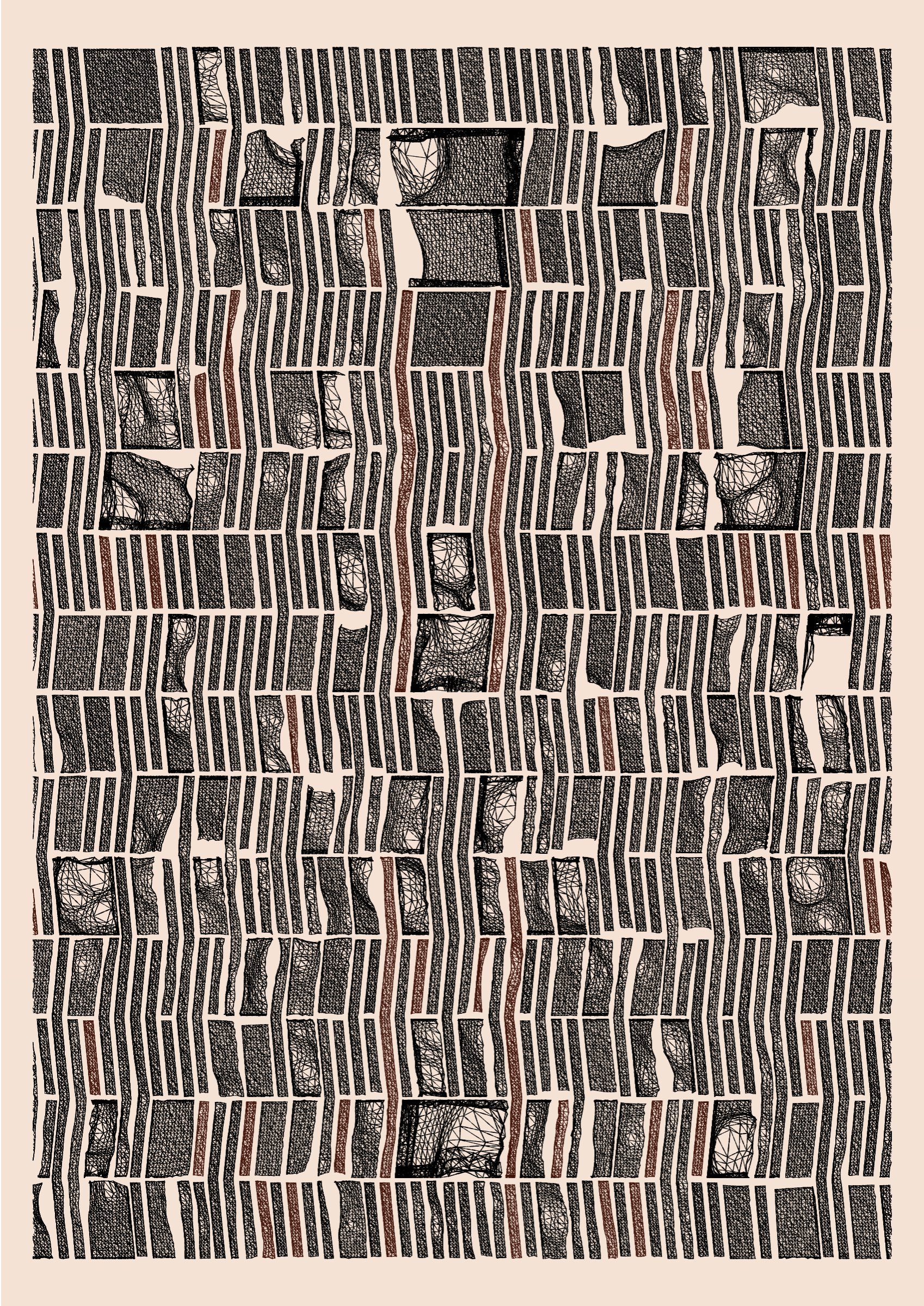 Art Blocks - Art Blocks v2 - Edifice #591 - NFT # 204000591