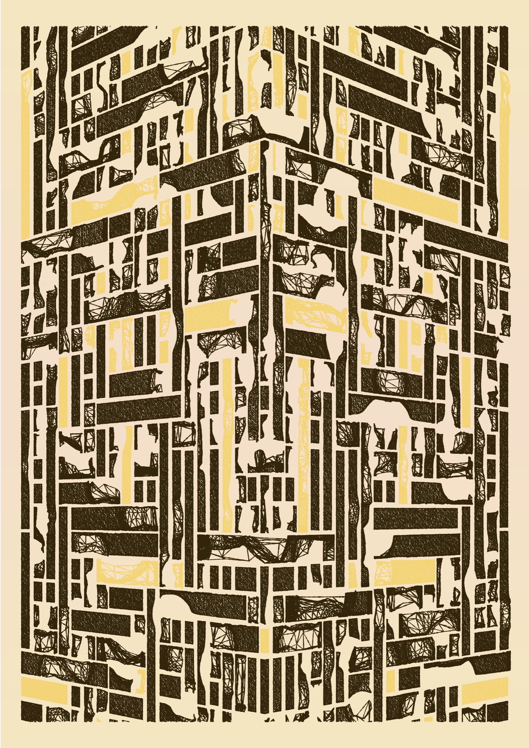 Art Blocks - Art Blocks v2 - Edifice #592 - NFT # 204000592